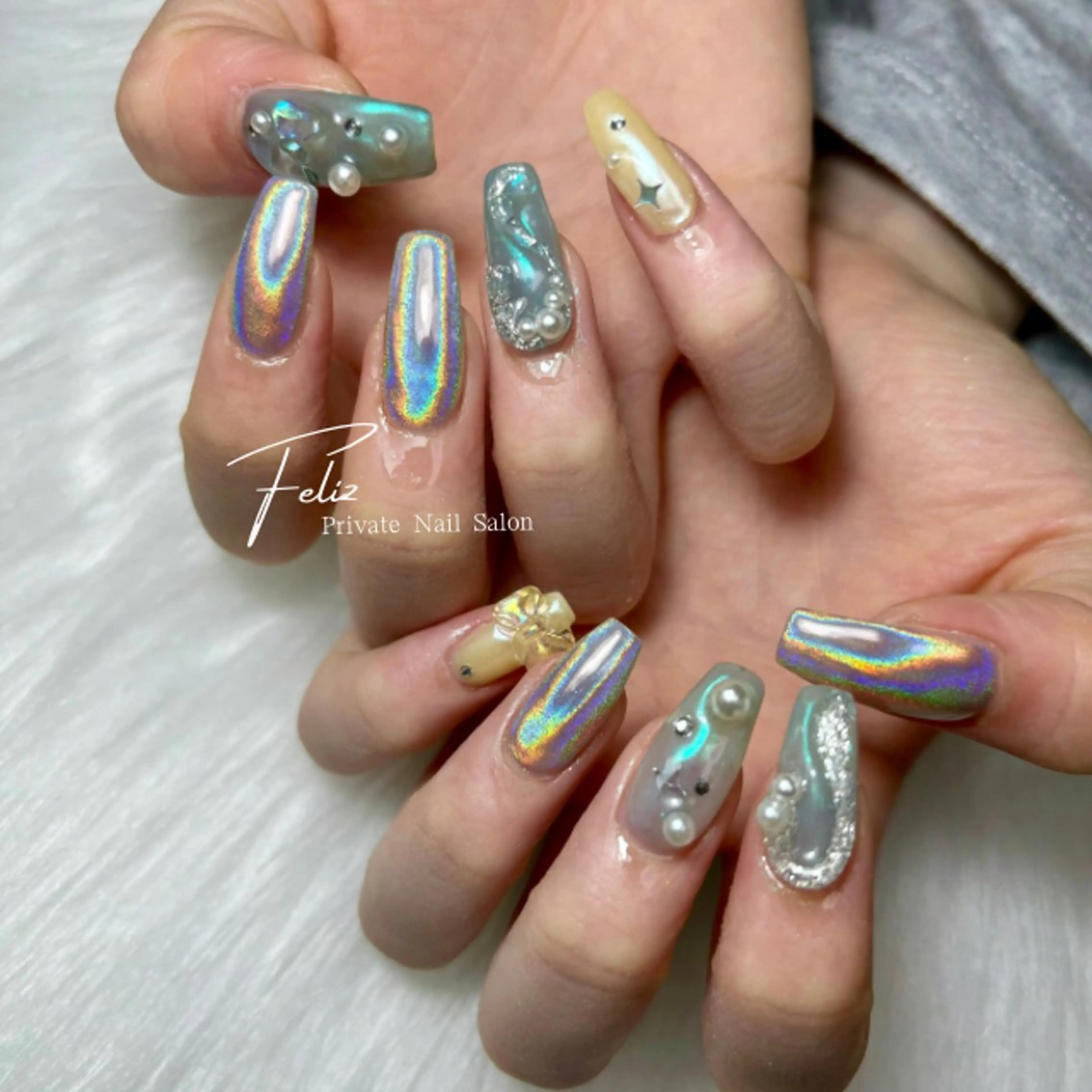 ネイル ハンドネイル ハンドケア Feliz所属・Feliz 楽しいネイルサロンのネイルデザイン
