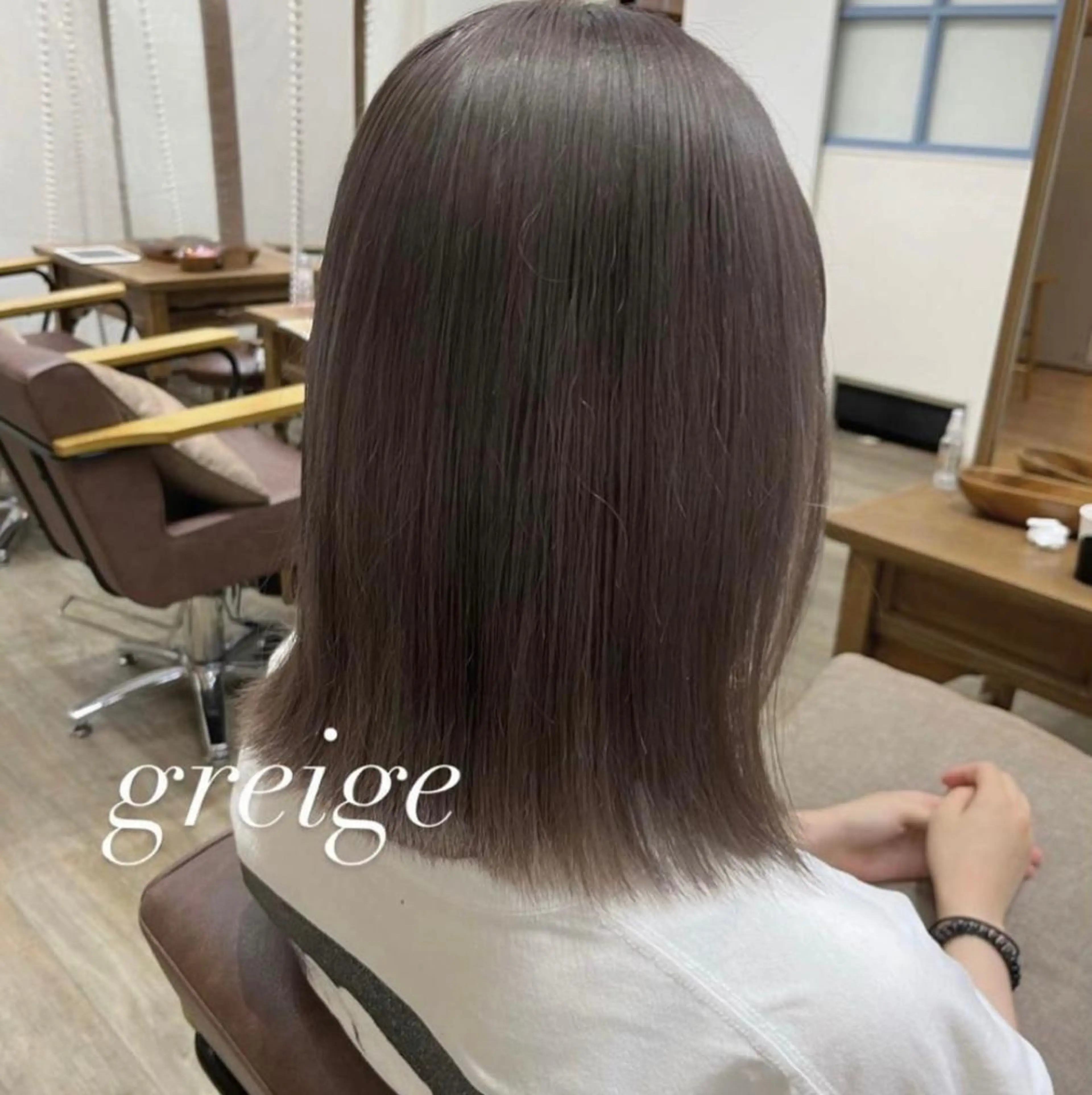 ミディアム ミディアムパーマ 縮毛矯正 N°+aero 🤍ユメのヘアスタイル