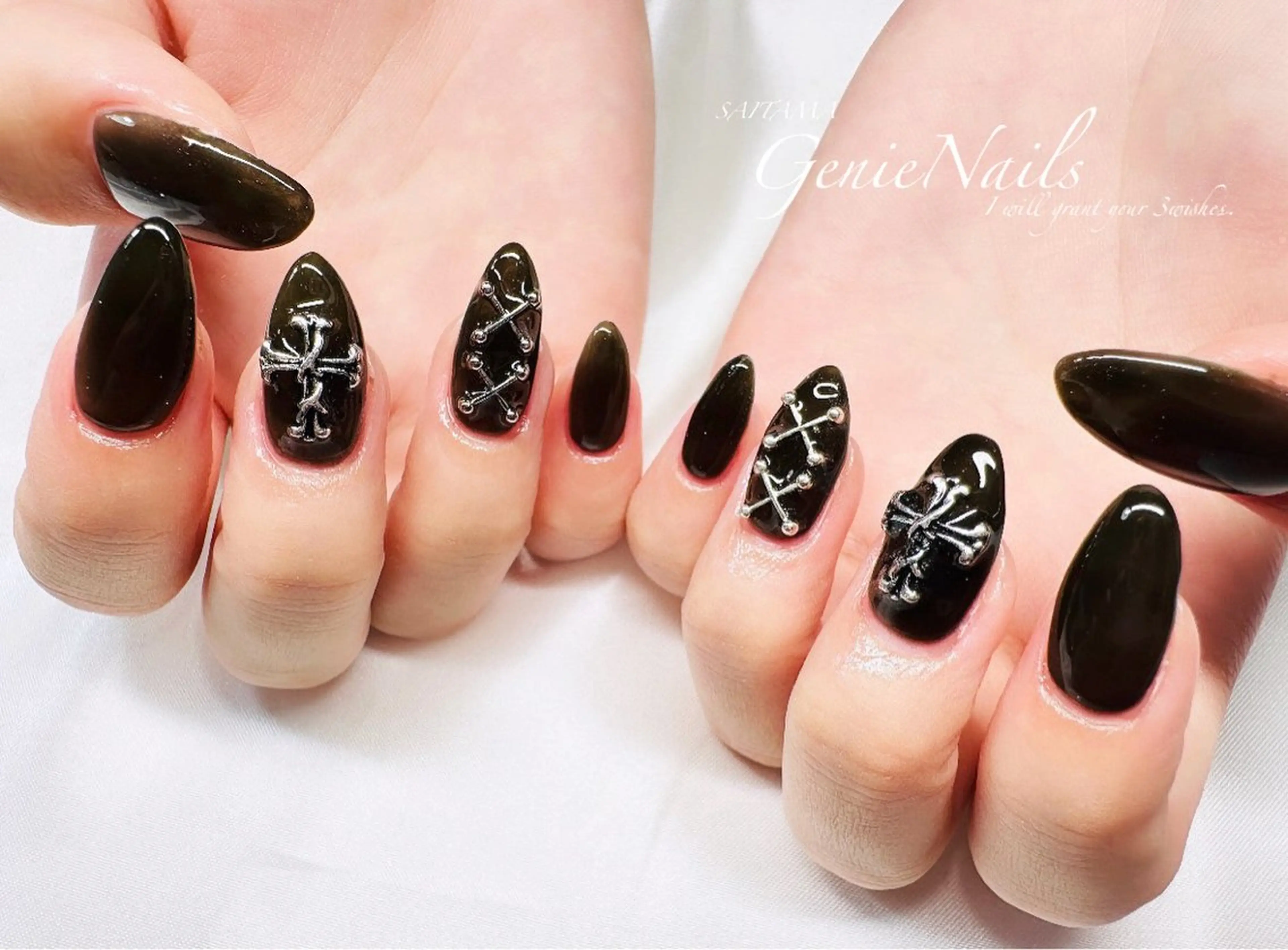 メンズ ネイル アートネイル フットネイル 持ち込み Genie Nailsのネイルデザイン