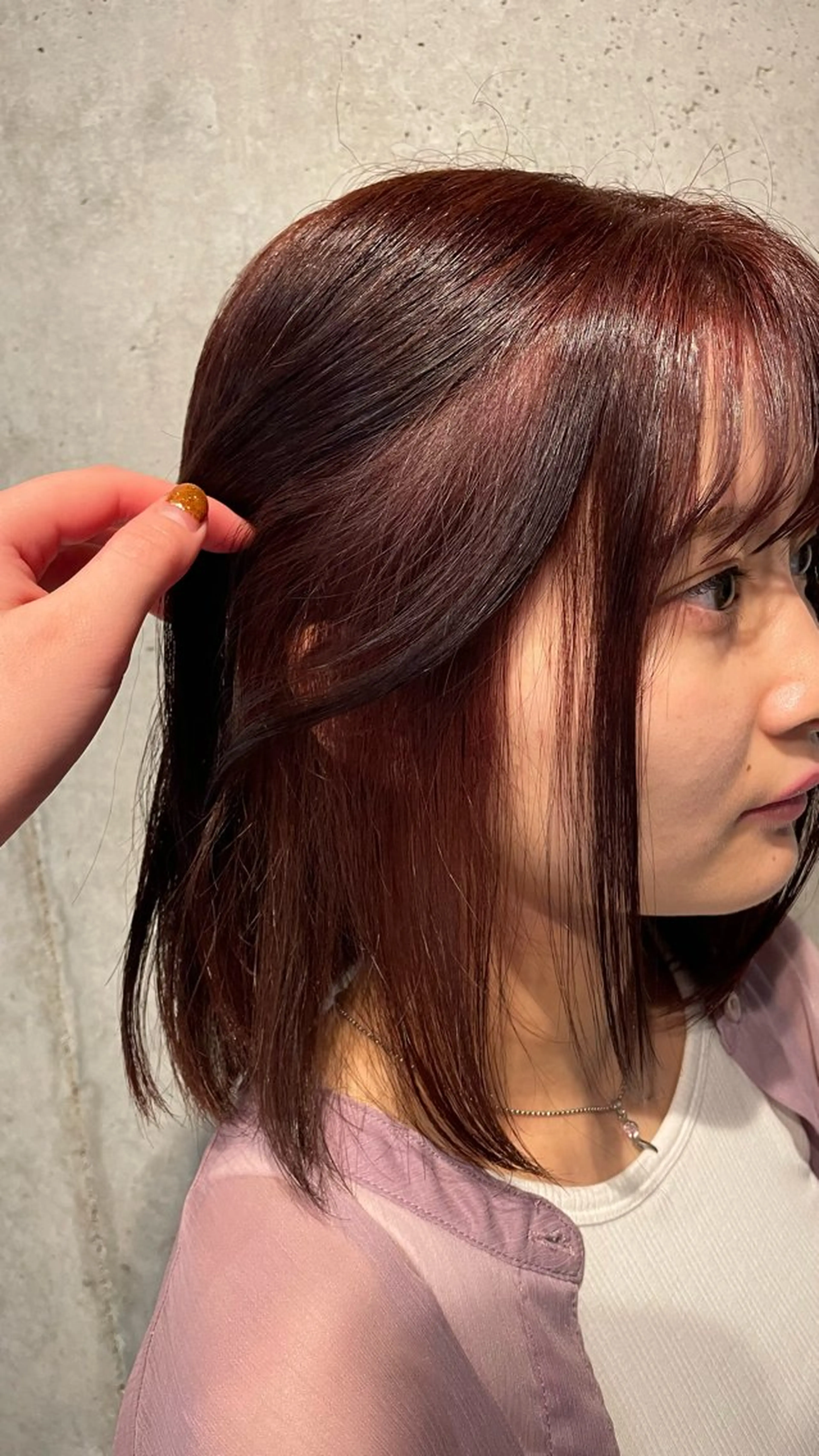 ショート カラー ミルクティーベージュ 新潟万代/MANA♡のヘアスタイル