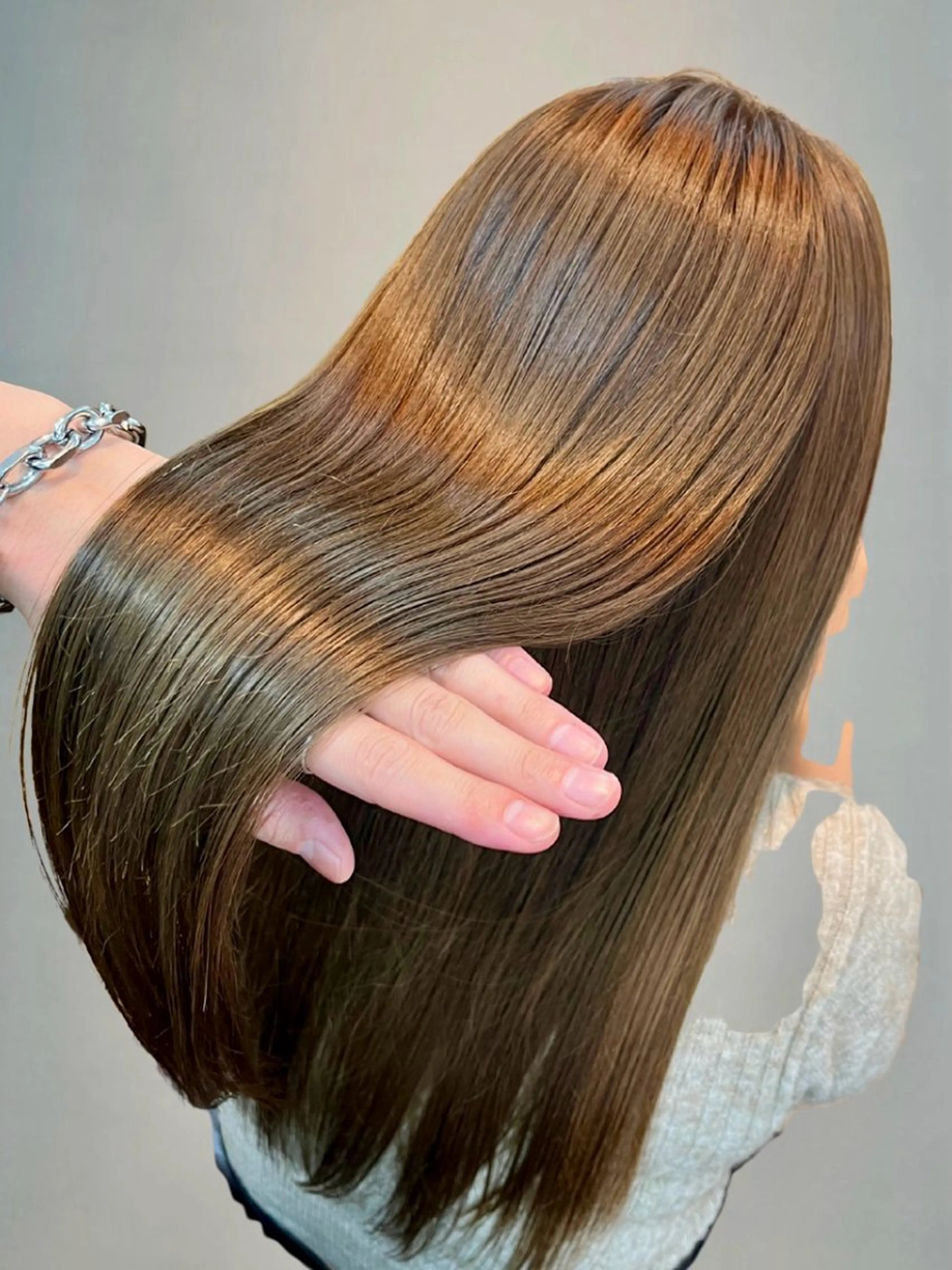 ロング カラー カット ヘアカラー トリートメント 《髪質改善 UN BLEACH》のヘアスタイル