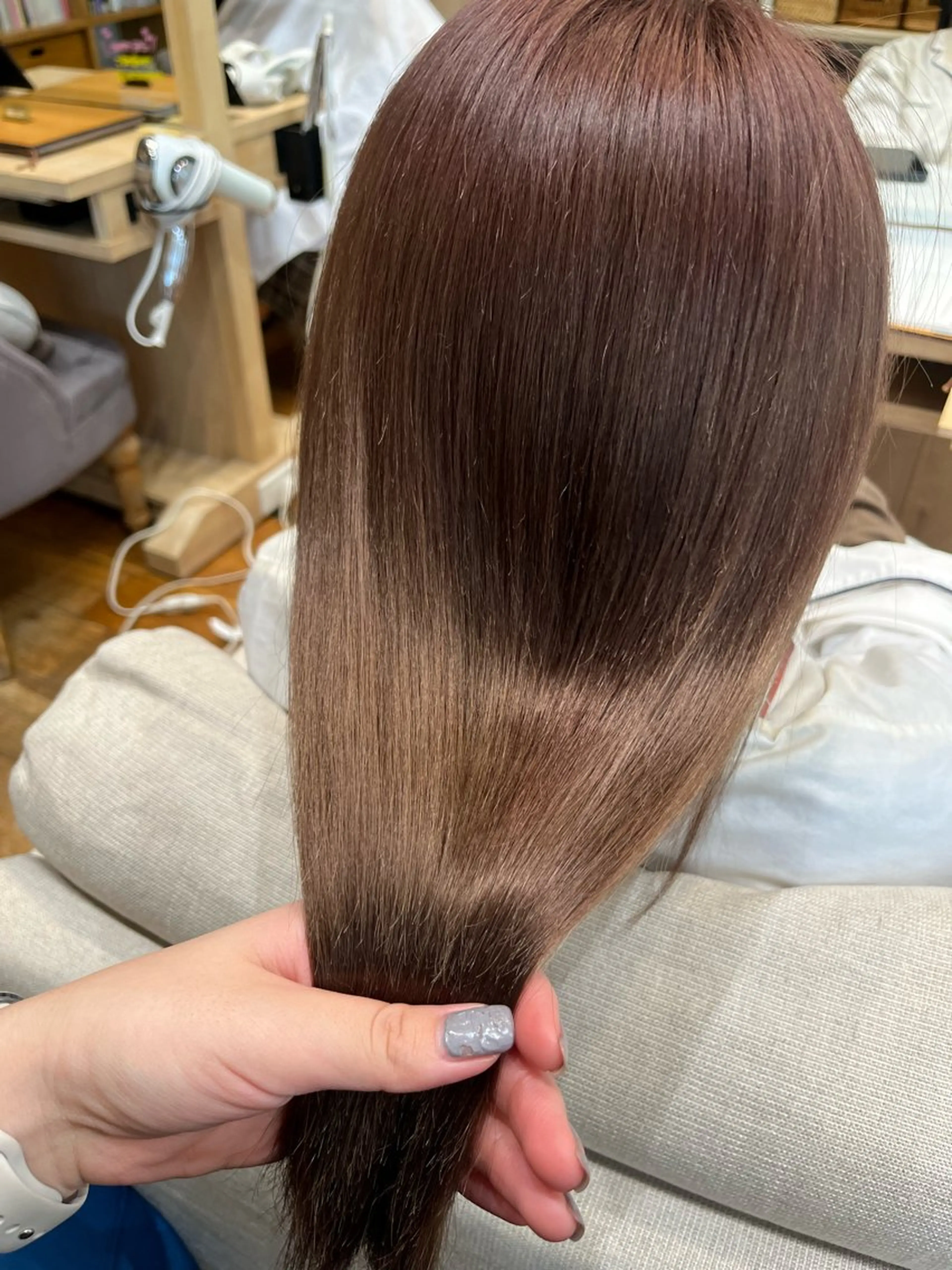 セミロング カラー ブラウンカラー マロンブラウン ヘアカラー 暖色カラー/似合わせ カット/名古屋/辻のヘアスタイル