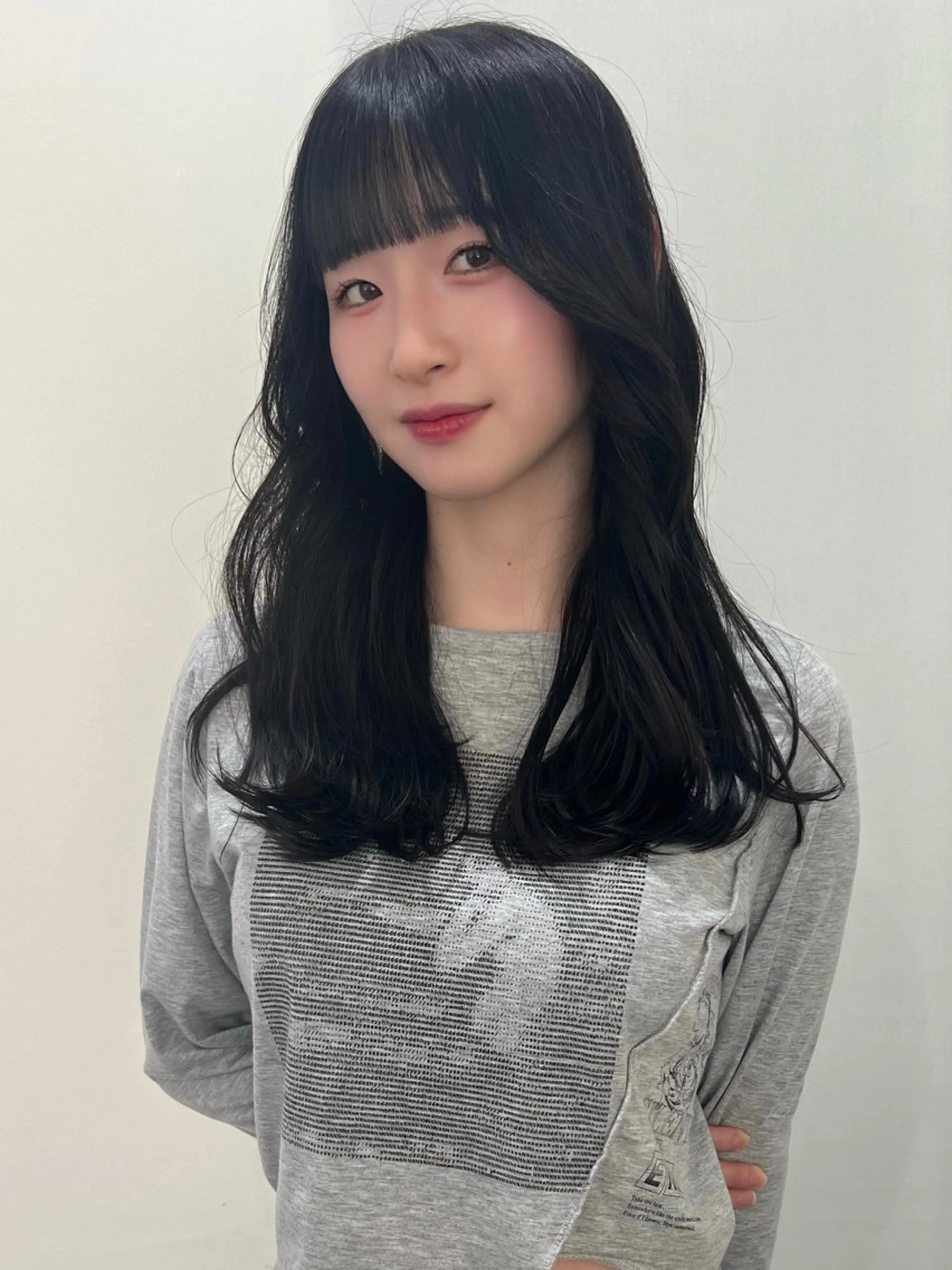 ロング ダン/メンズ/ 顔周り×透明感カラーのヘアスタイル