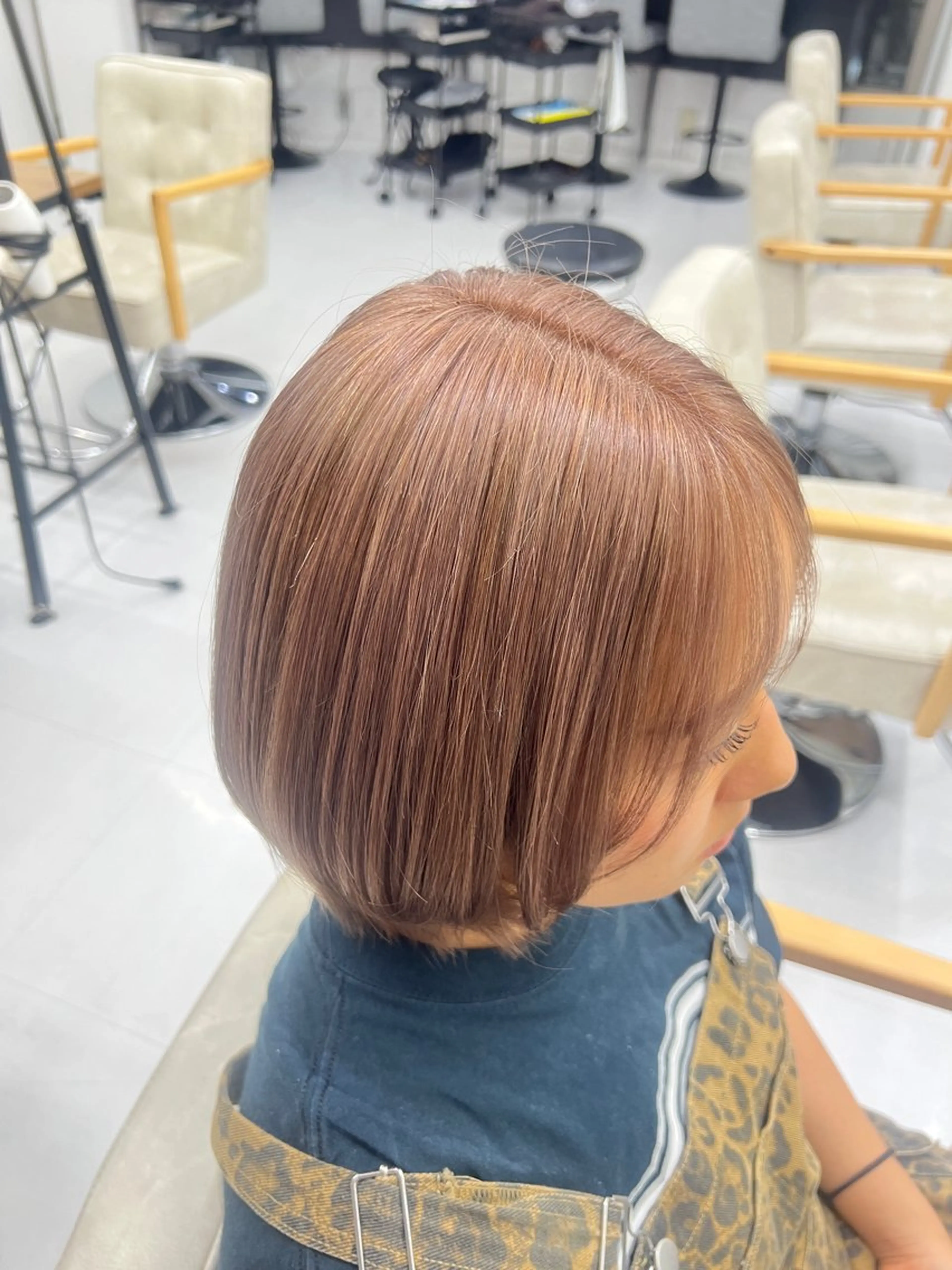 ミディアム カラー おもかわ おとなのヘアスタイル