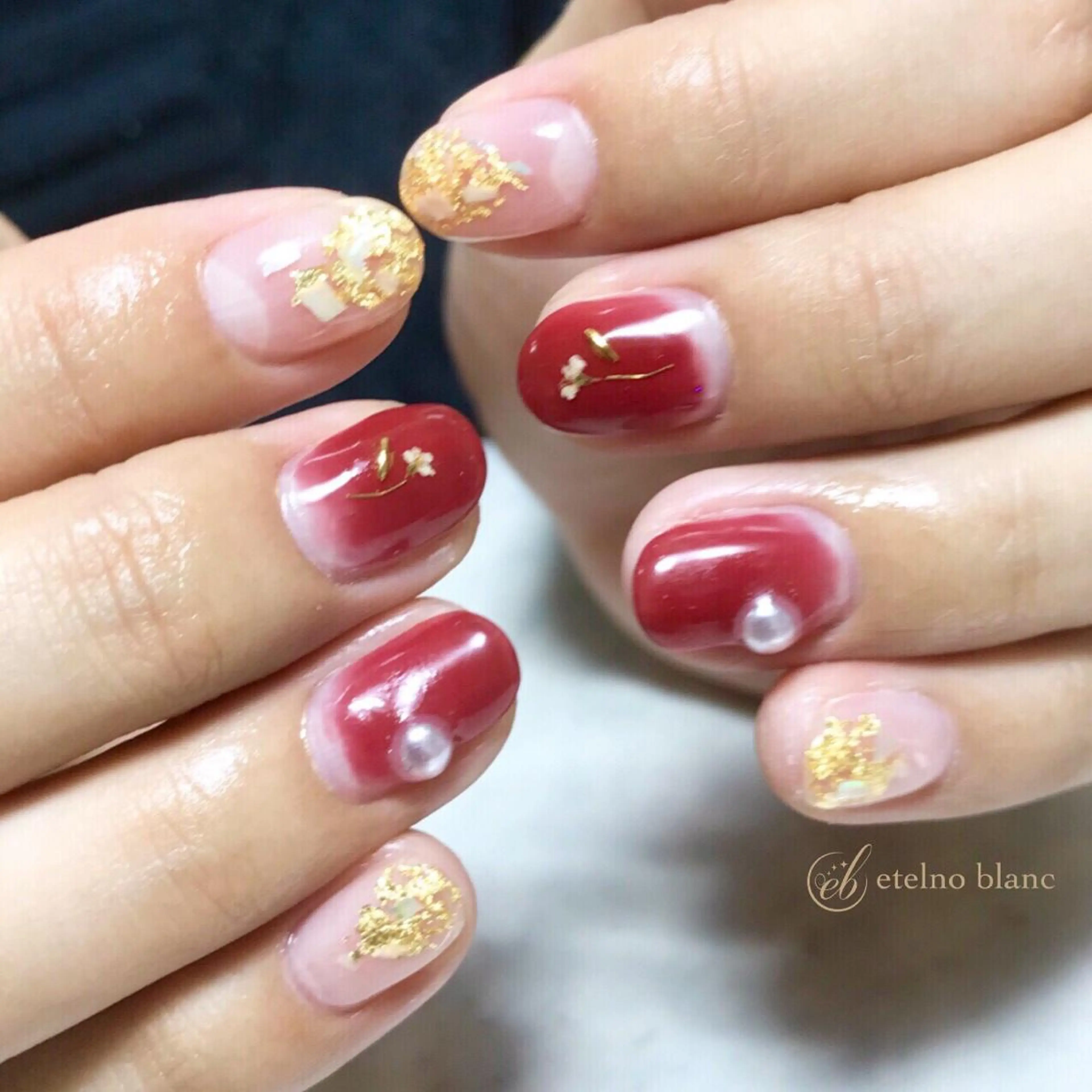 ネイル etelno blanc中目黒のネイルデザイン