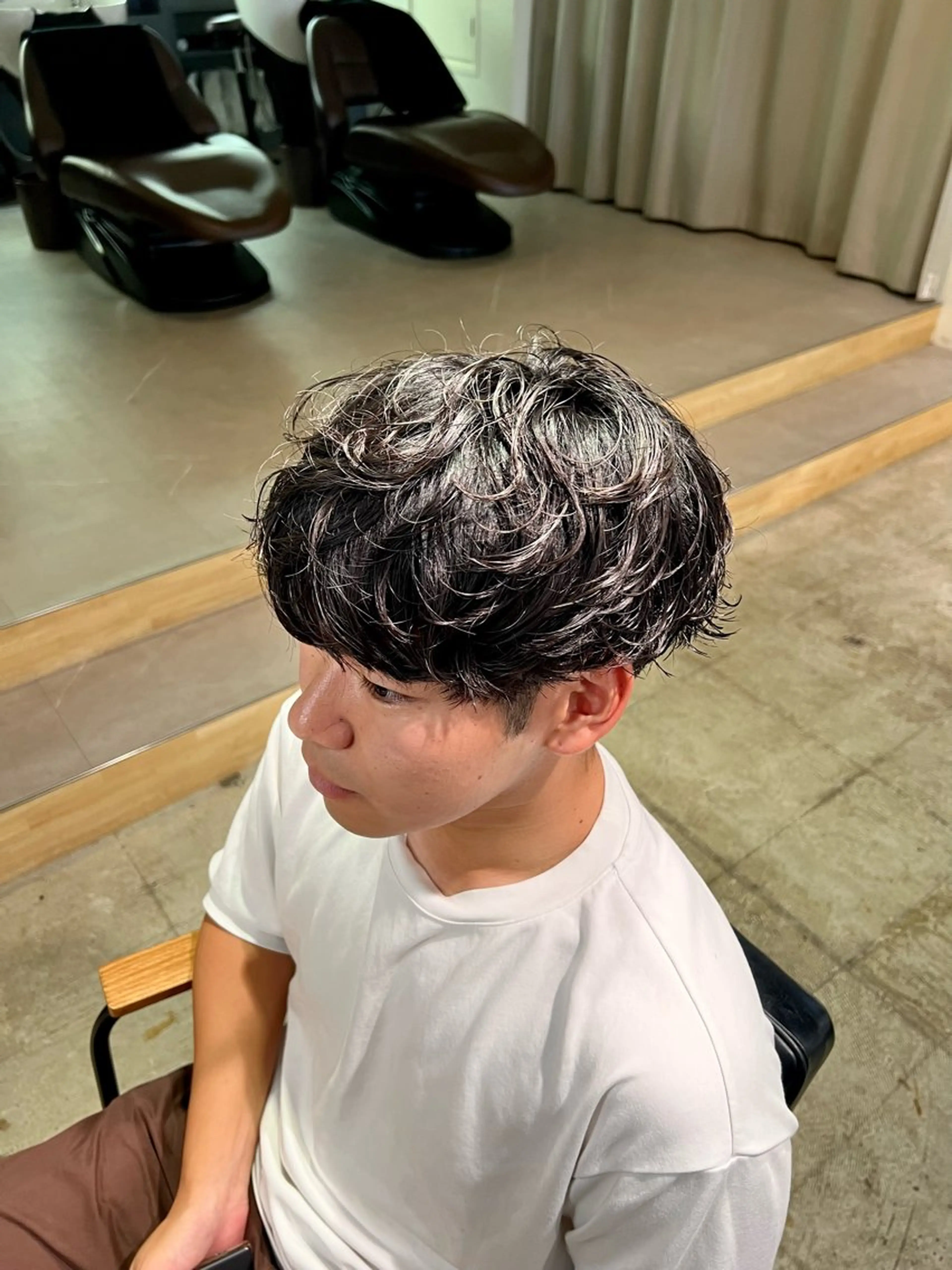 パーマ メンズ カット パーマ 金山/メンズカット/ パーマ/木澤 航のヘアスタイル