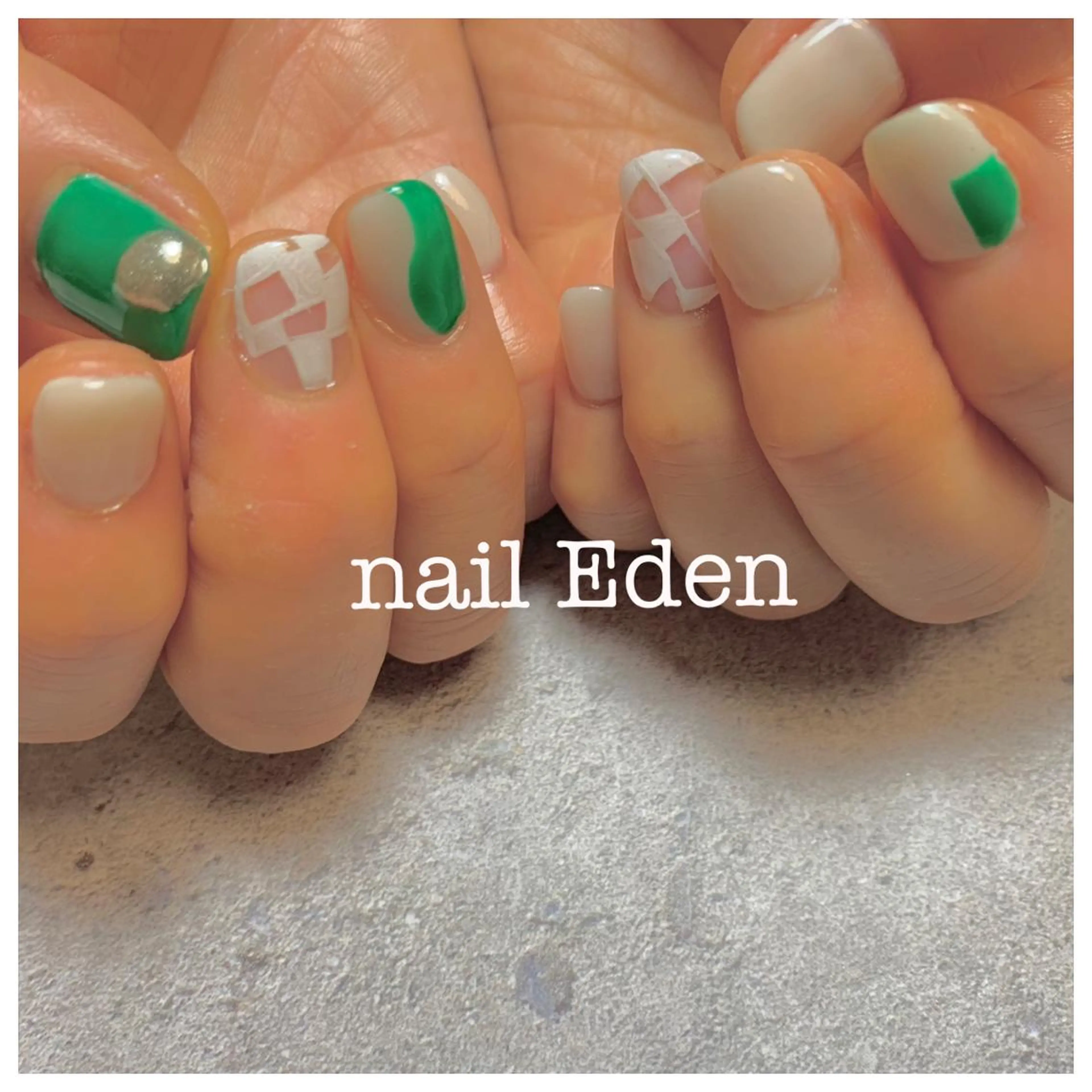 ネイル 持ち込み ハンドネイル ハンドケア Eden　private nail saron所属・Eden ♾️のネイルデザイン