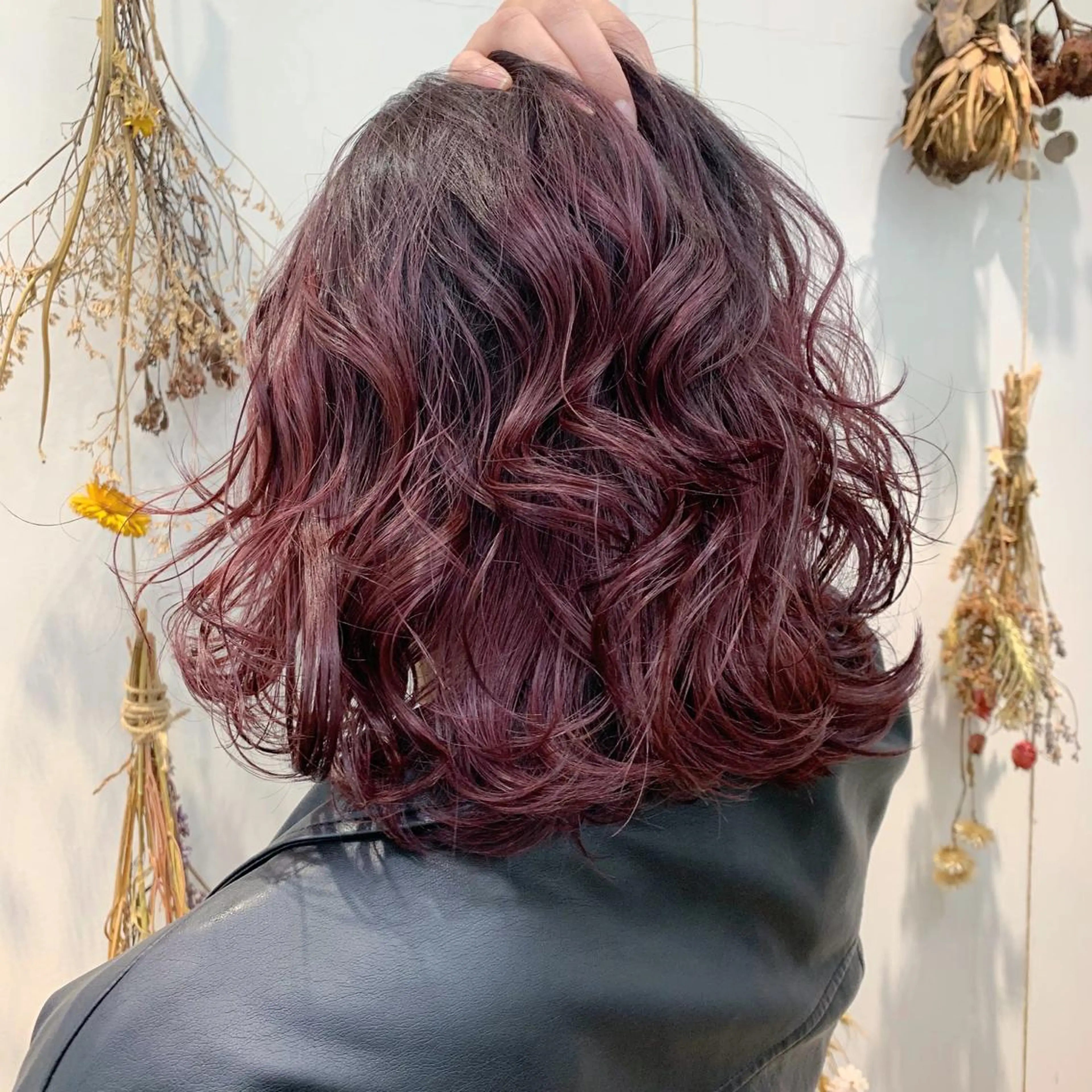 ミディアム 縮毛矯正/髪質改善 /韓国風　山川春輝のヘアスタイル