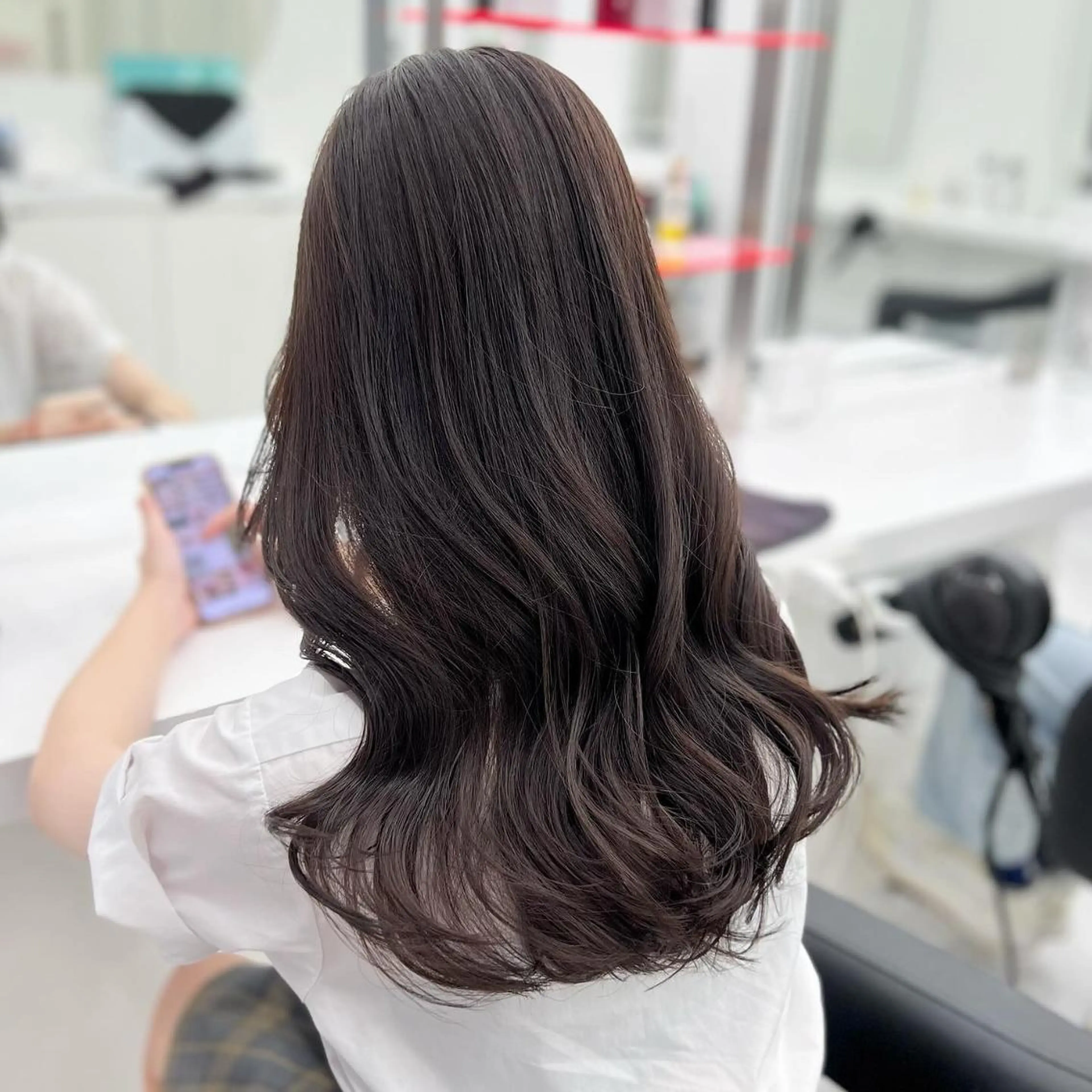 カラー 透明感冬カラー🤍 THEATER福岡のヘアスタイル