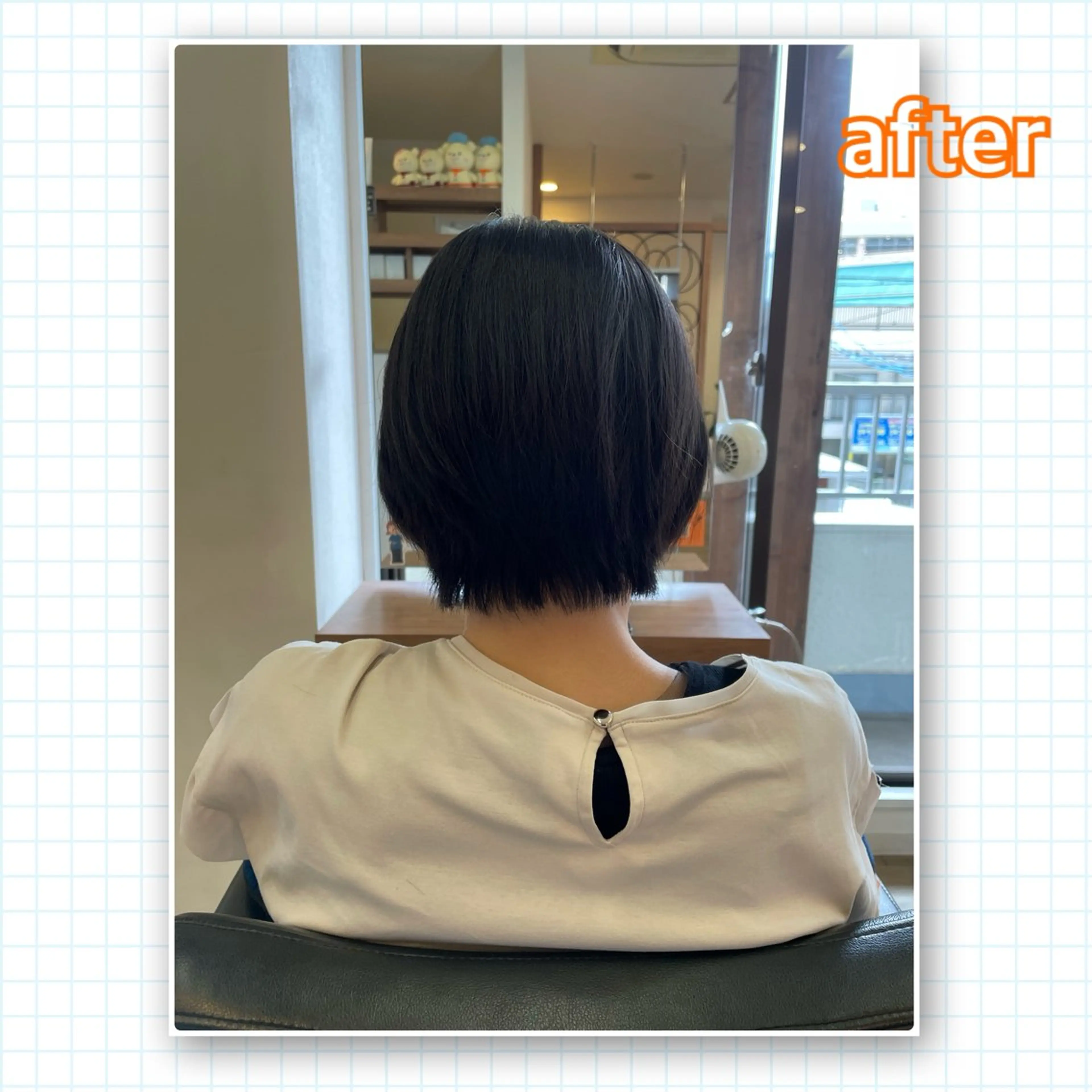 ショート アミーベル🧸🧡 井口店✂️しおりのヘアスタイル