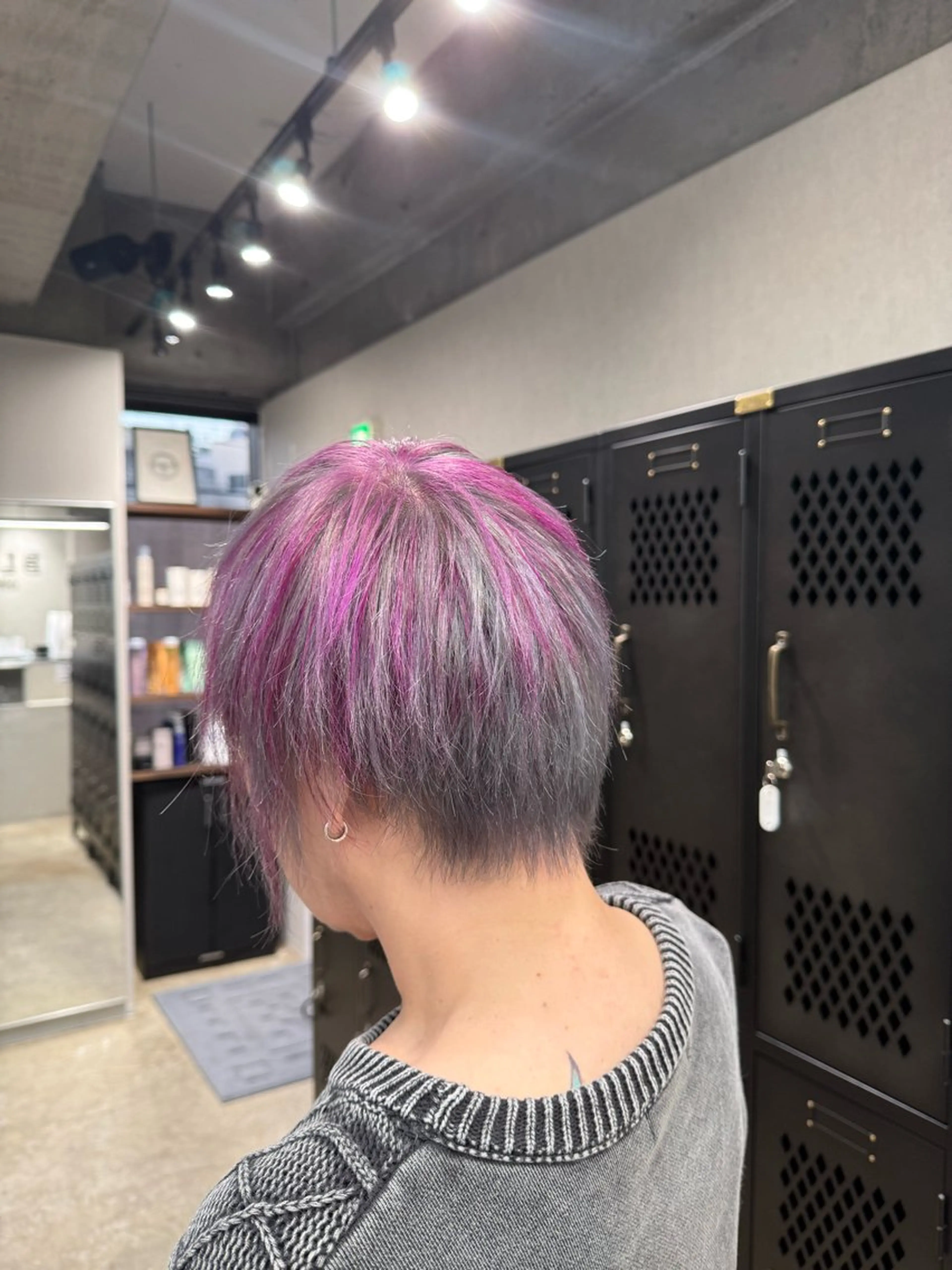 カラー ハイライトカラー ピンクカラー ヘアカラー ルシ🌈/ハイトーン /デザインカラーのヘアスタイル