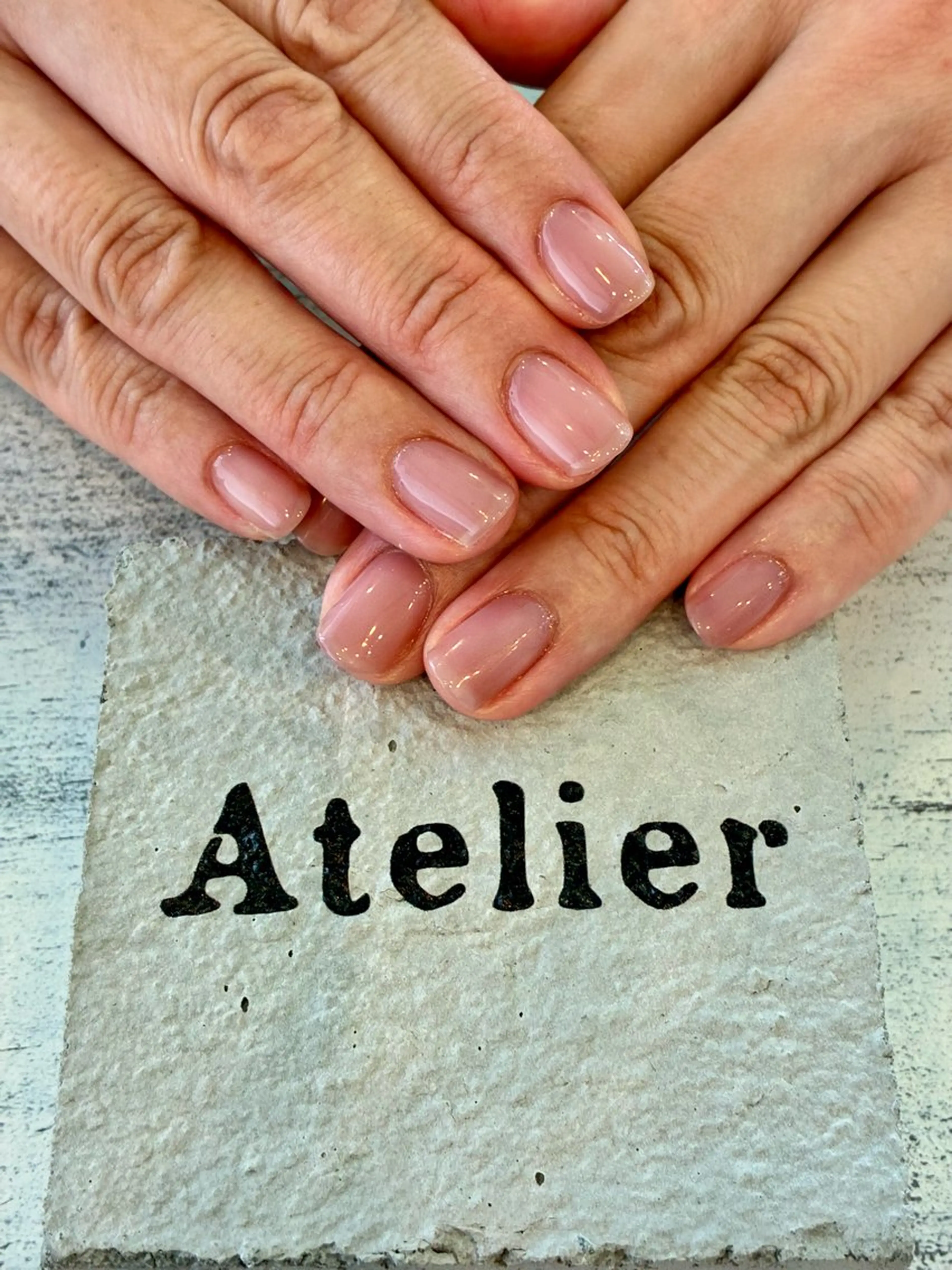 ネイル ワンカラーネイル Atelier HIKARIのネイルデザイン