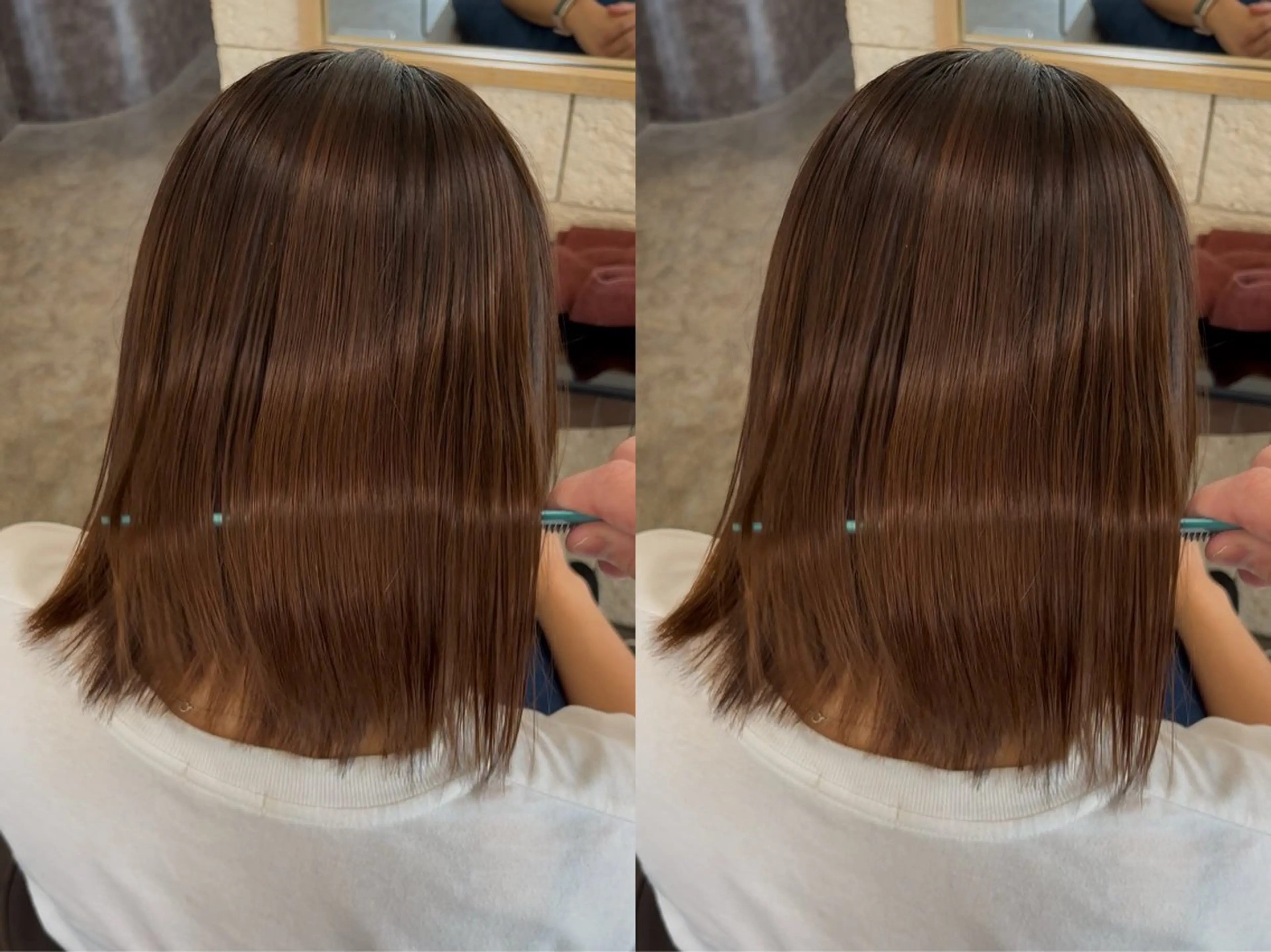 ミディアム 縮毛矯正 シュモレ ポルターレ所属・髪質改善/東雲 美髪縮毛矯正/小坂翔のヘアスタイル