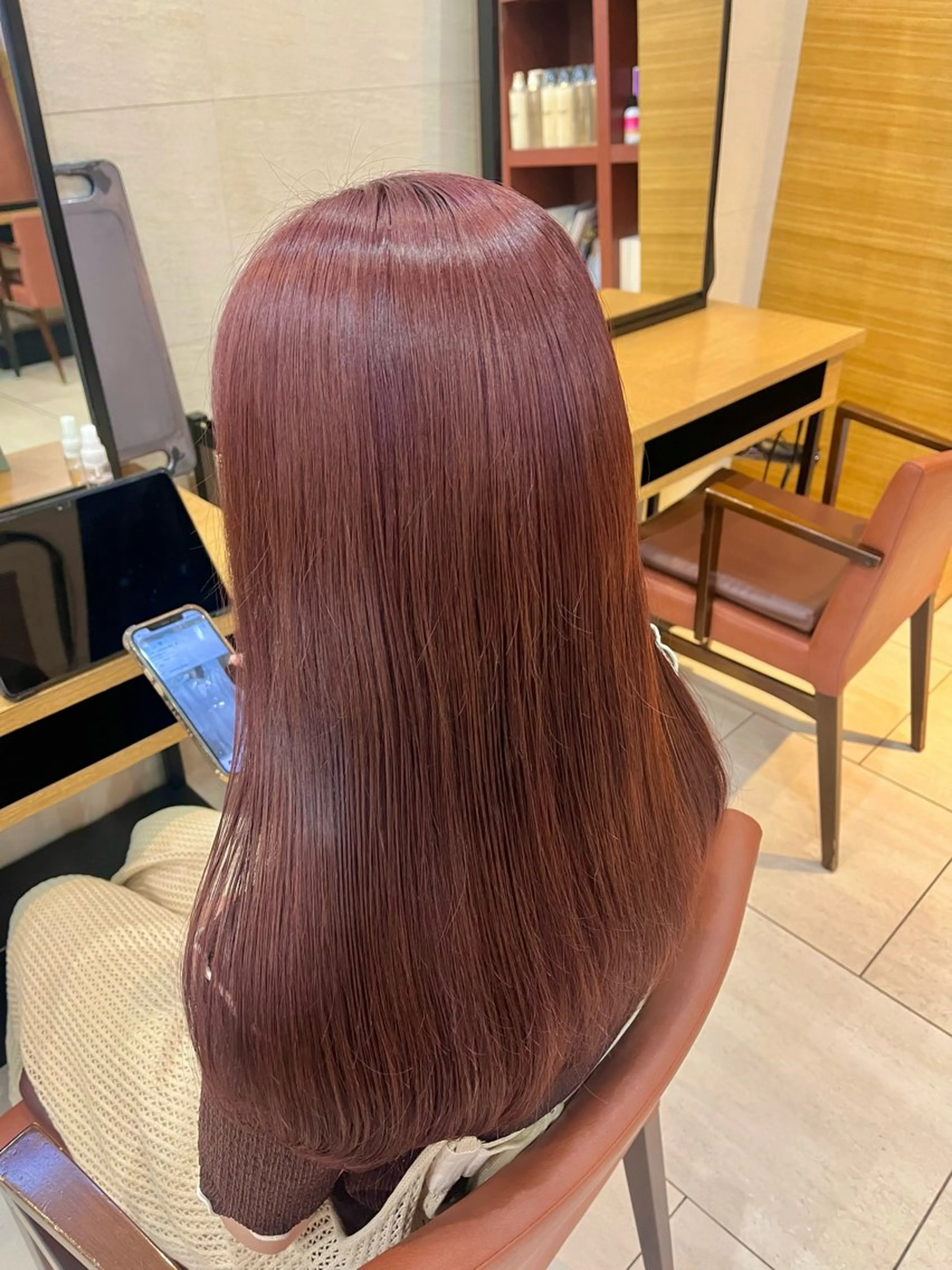 ミディアム カット ヘアカラー トリートメント 🌸暖色カラー/ボブ 一色愛海🌸のヘアスタイル