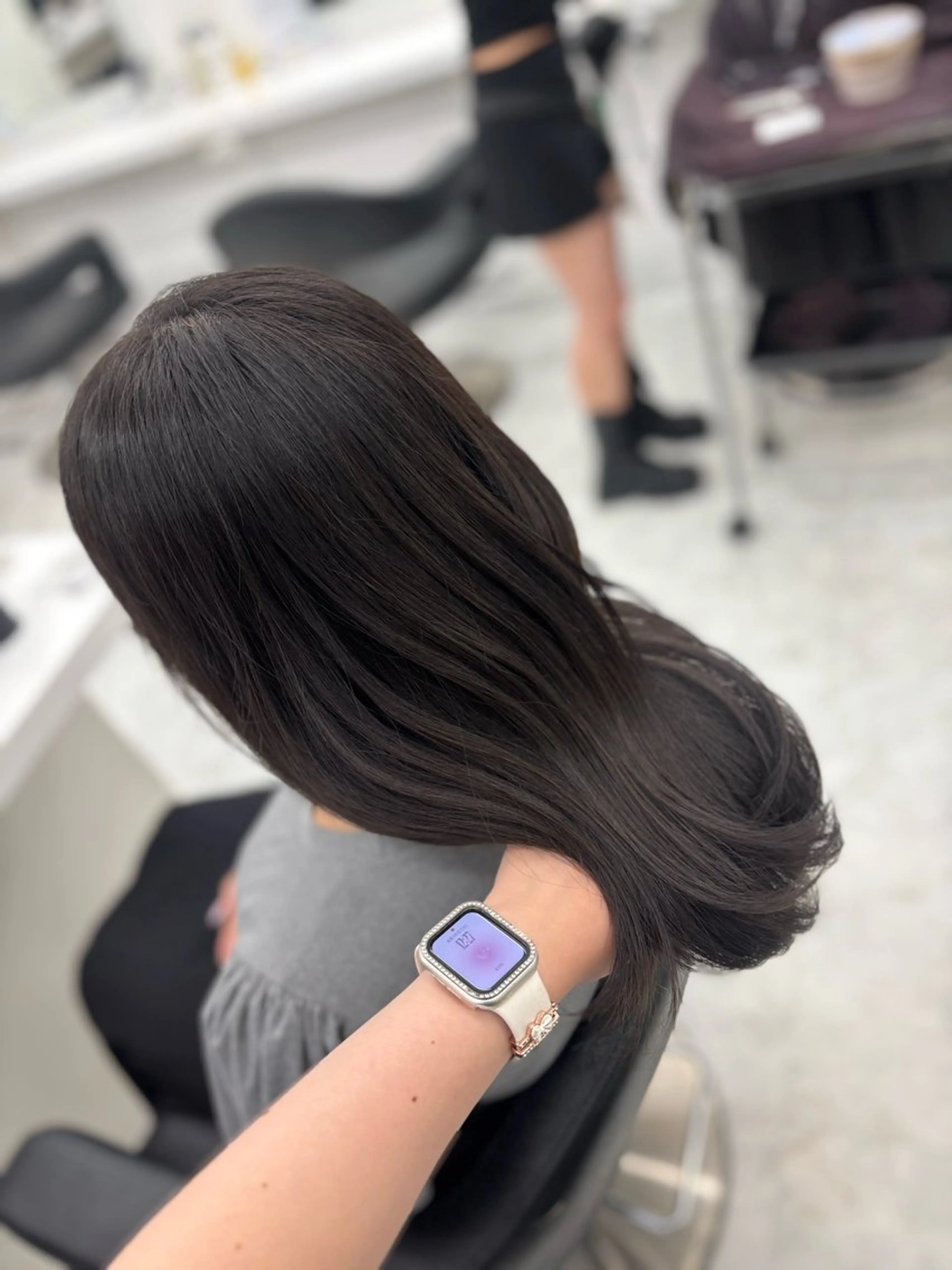 ロング カラー カット ヘアカラー 🤍レイヤー/顔周り 暖色hirari🤍のヘアスタイル
