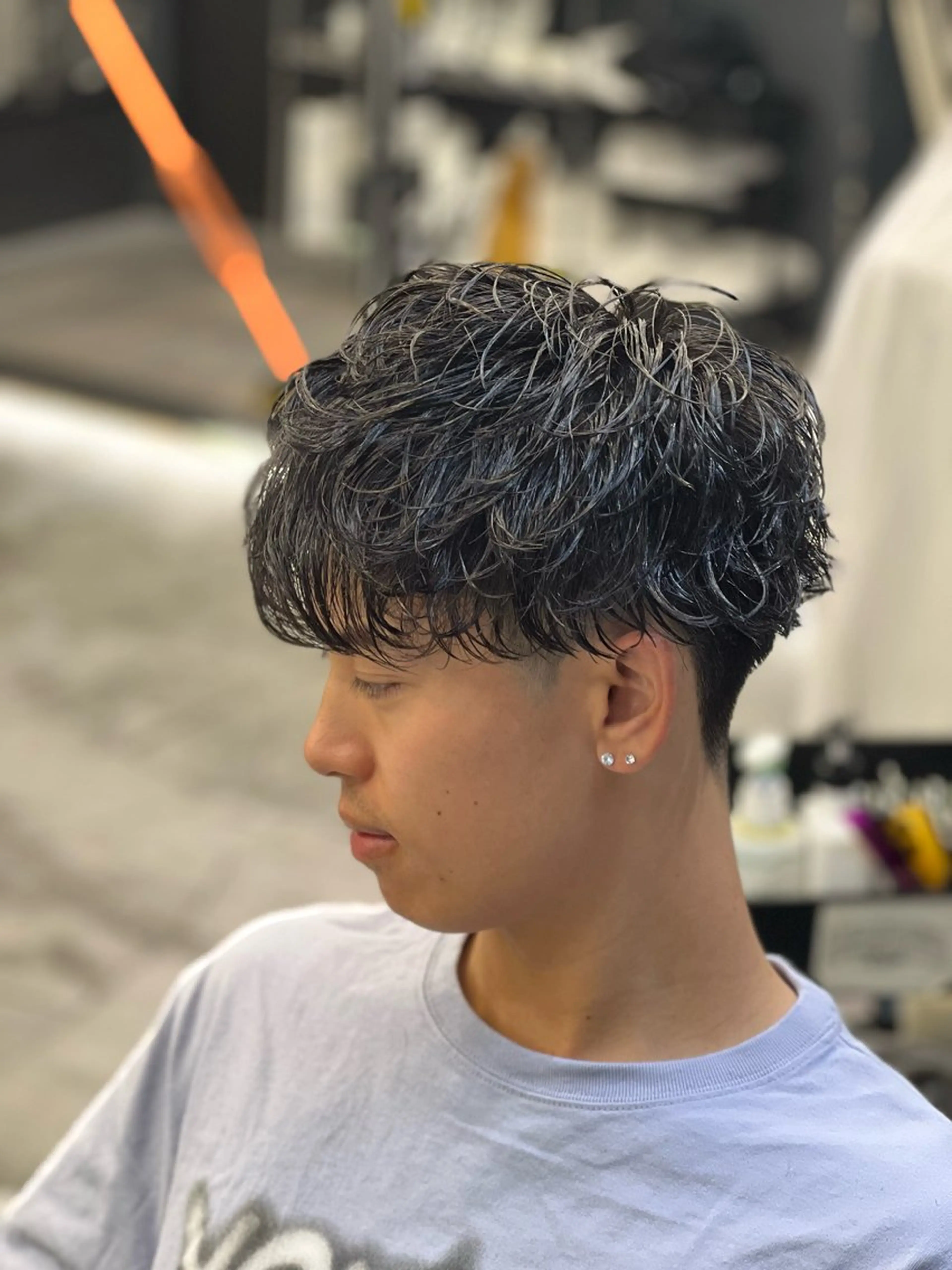 ミディアム パーマ damdee tokyo北千住店所属・TSUNE 【メンズ･北千住】のヘアスタイル