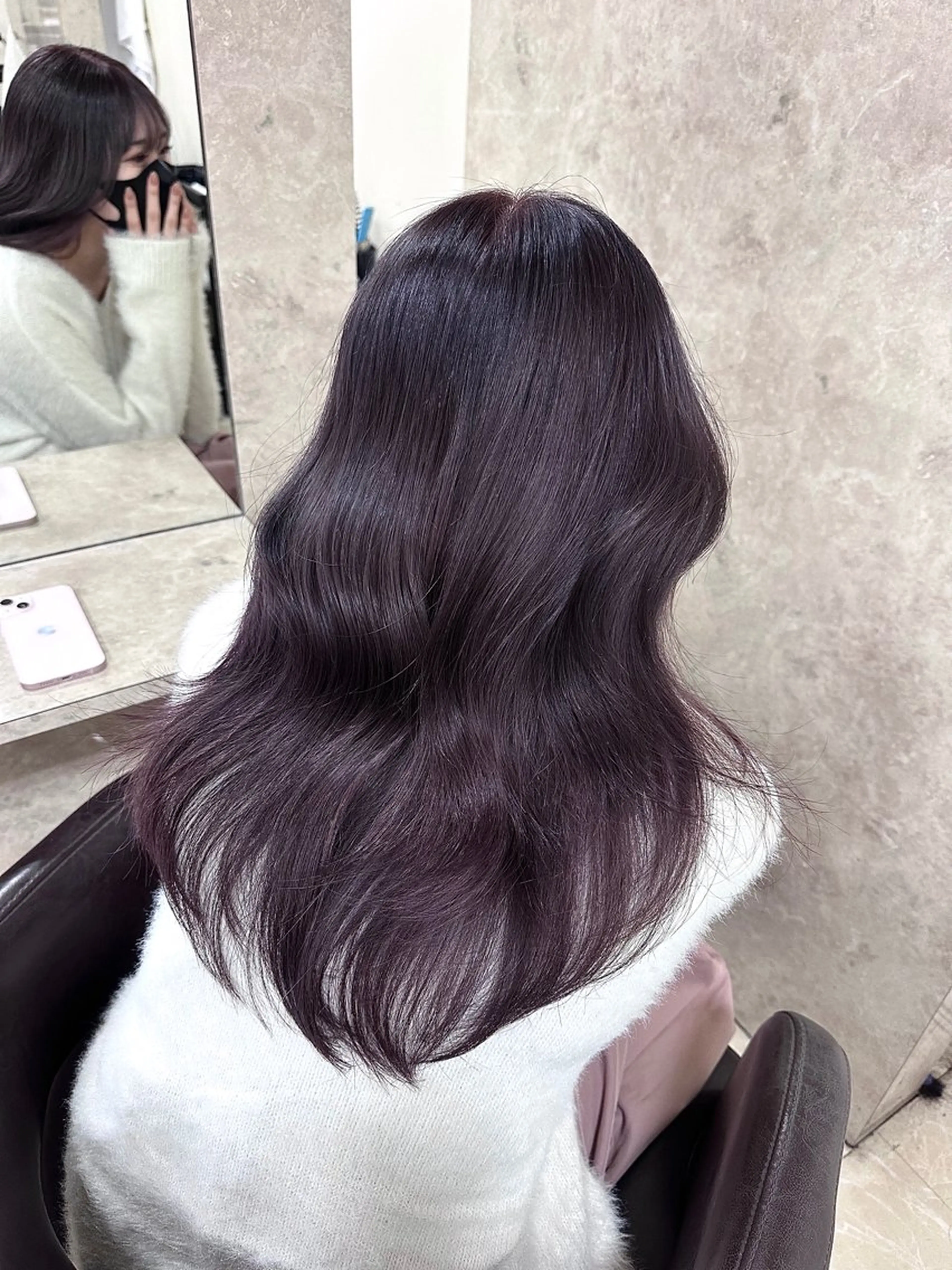 ロング ヘアカラー トリートメント ATRA所属・ワンホン級艶髪 🤍𝑀𝐼𝐻𝑂のヘアスタイル