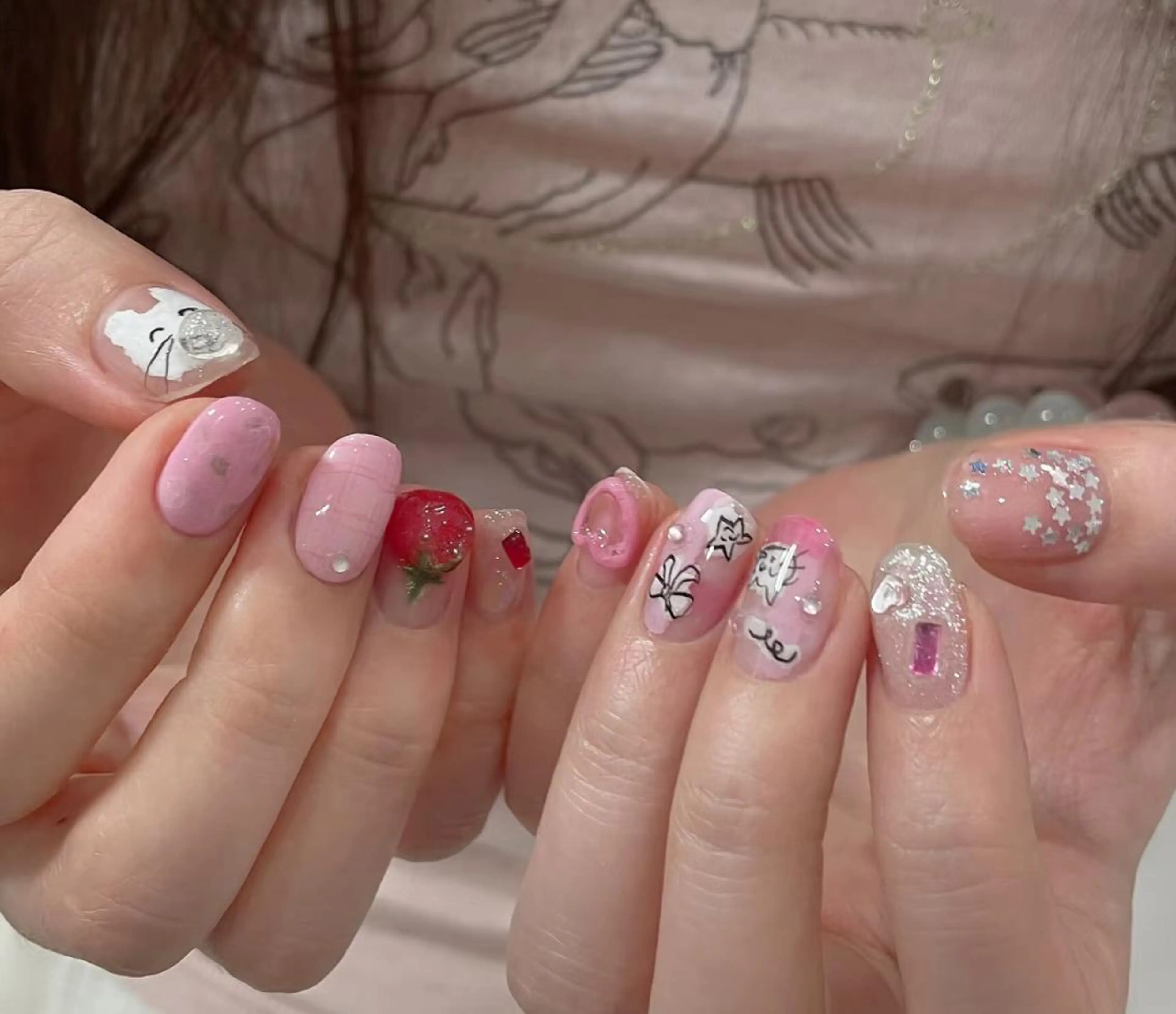 ネイル ハンドネイル 🍑 momo_nailのネイルデザイン