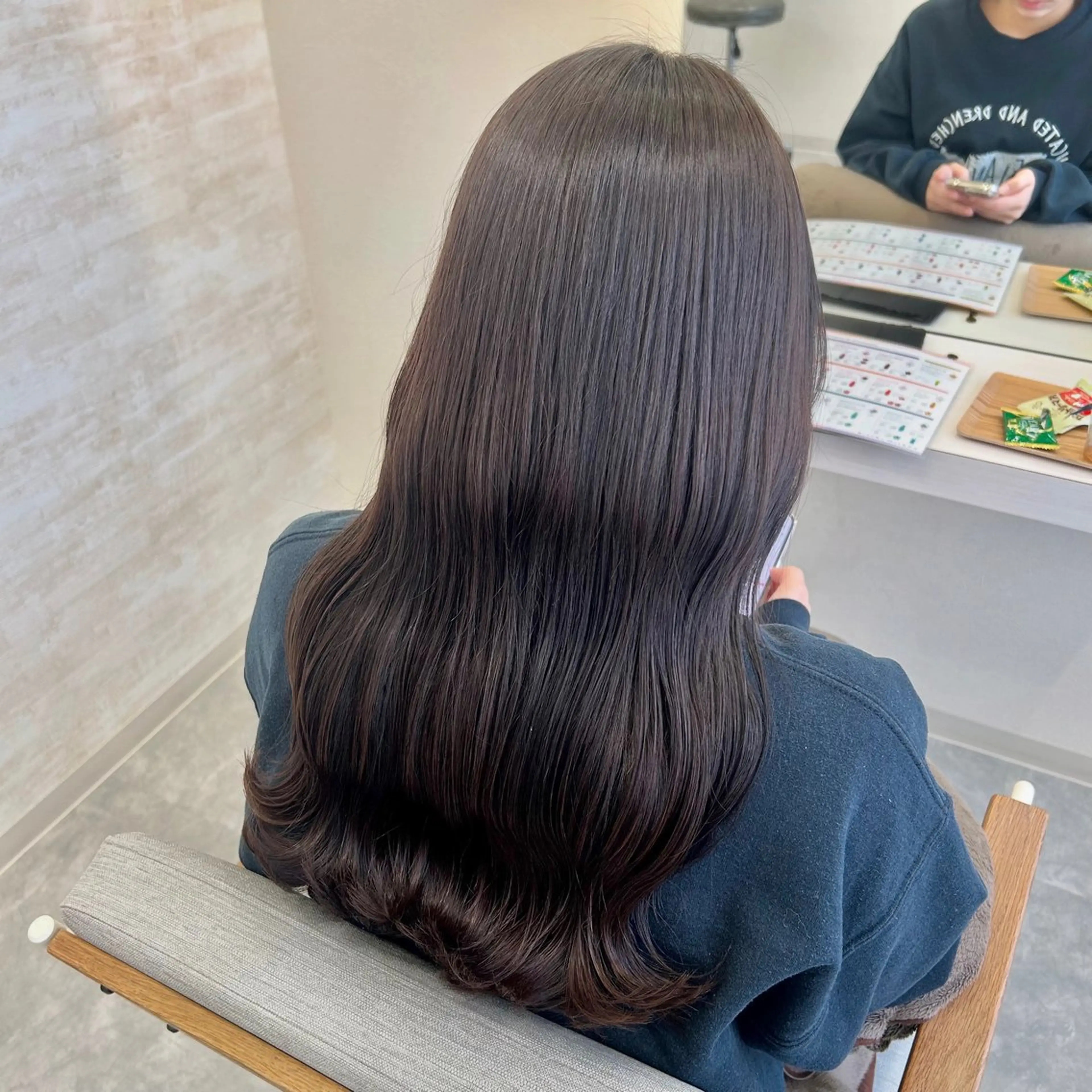 セミロング カラー 髪質改善&ヘアケア /菊池琉那のヘアスタイル