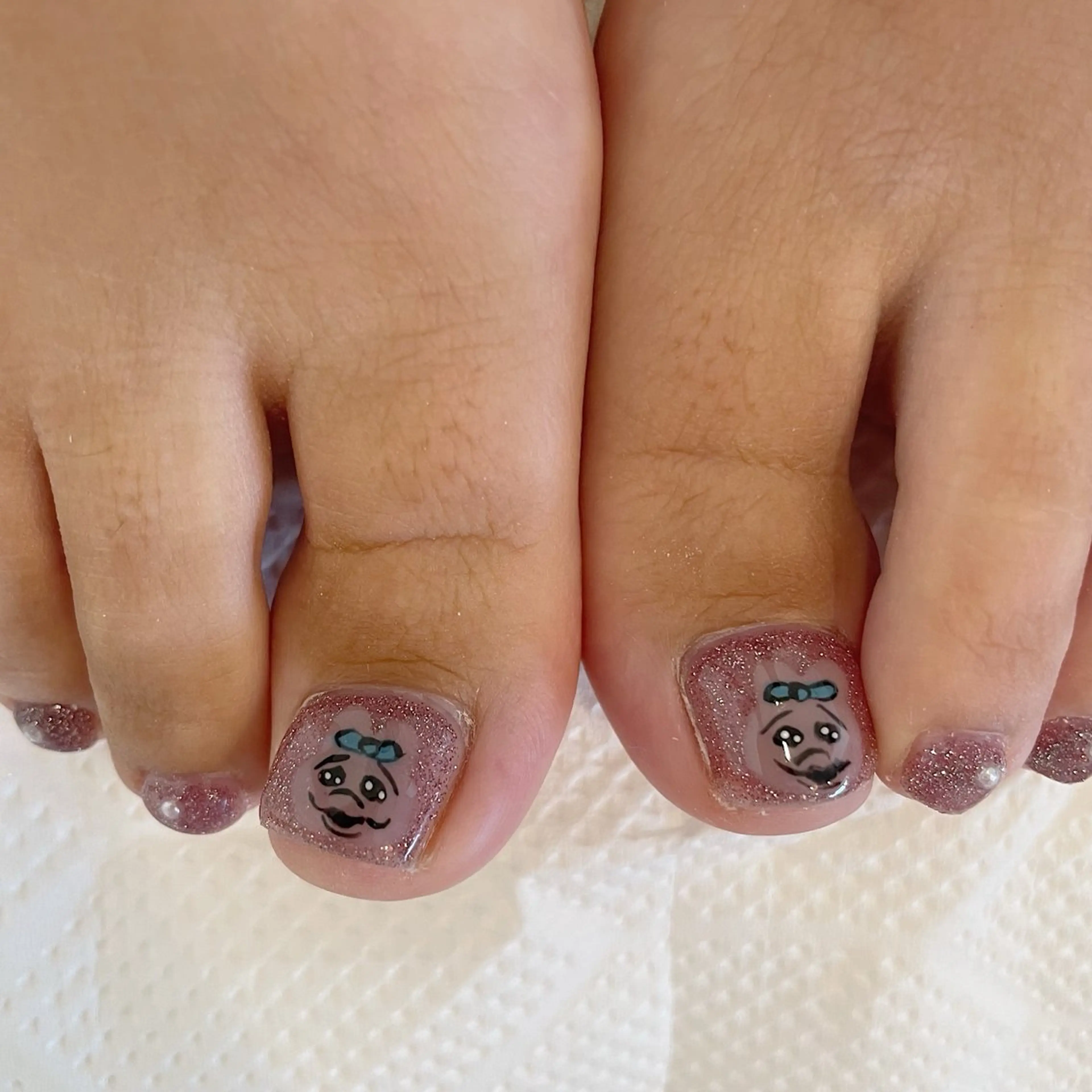 【FOOT】フットバス付・オフ込み🌸親指1本アートの写真