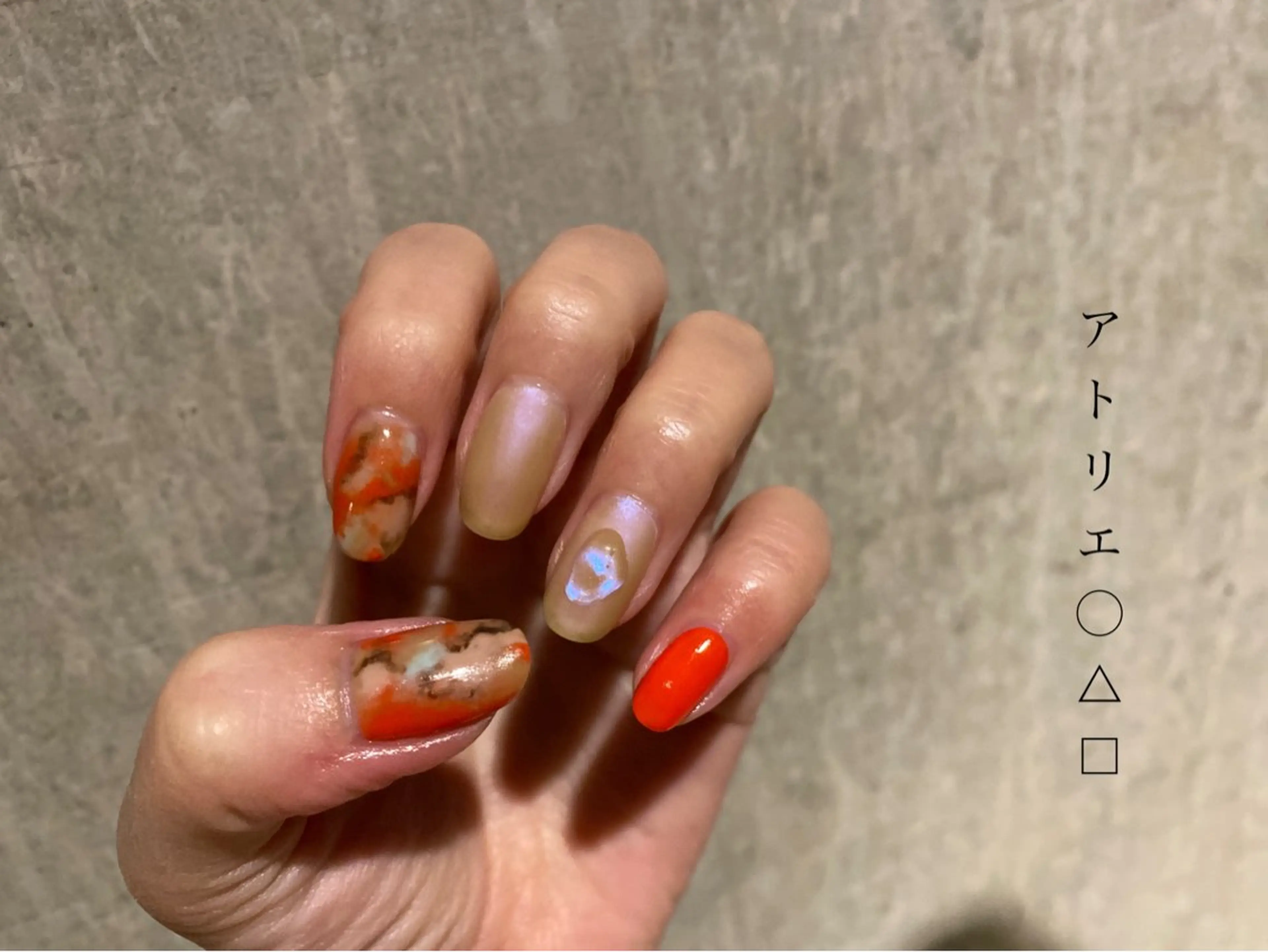 ネイル ハンドネイル アトリエ ○△□のネイルデザイン