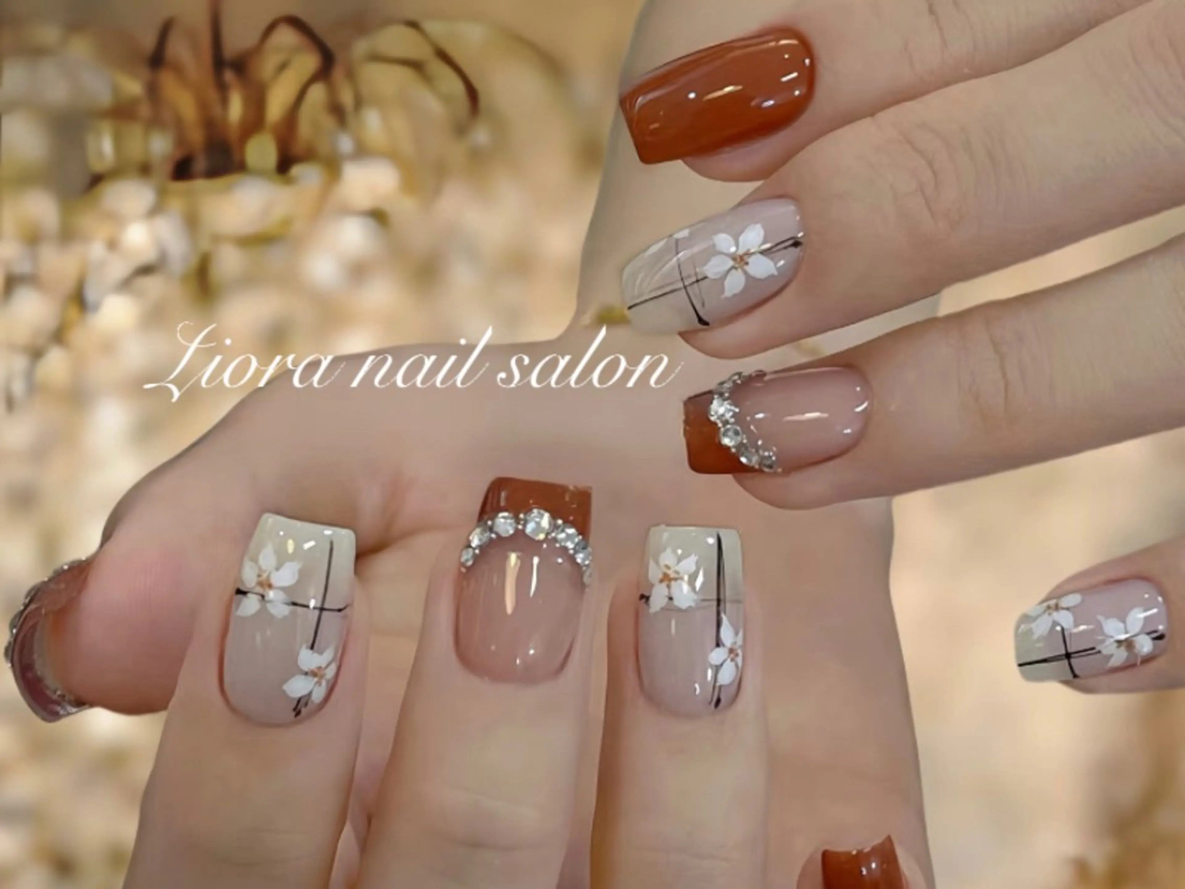 ネイル チークネイル フットネイル フレンチネイル ジェルネイル ガーリー ハンドネイル Liora ネイルサロン所属・Liora nail salonのネイルデザイン