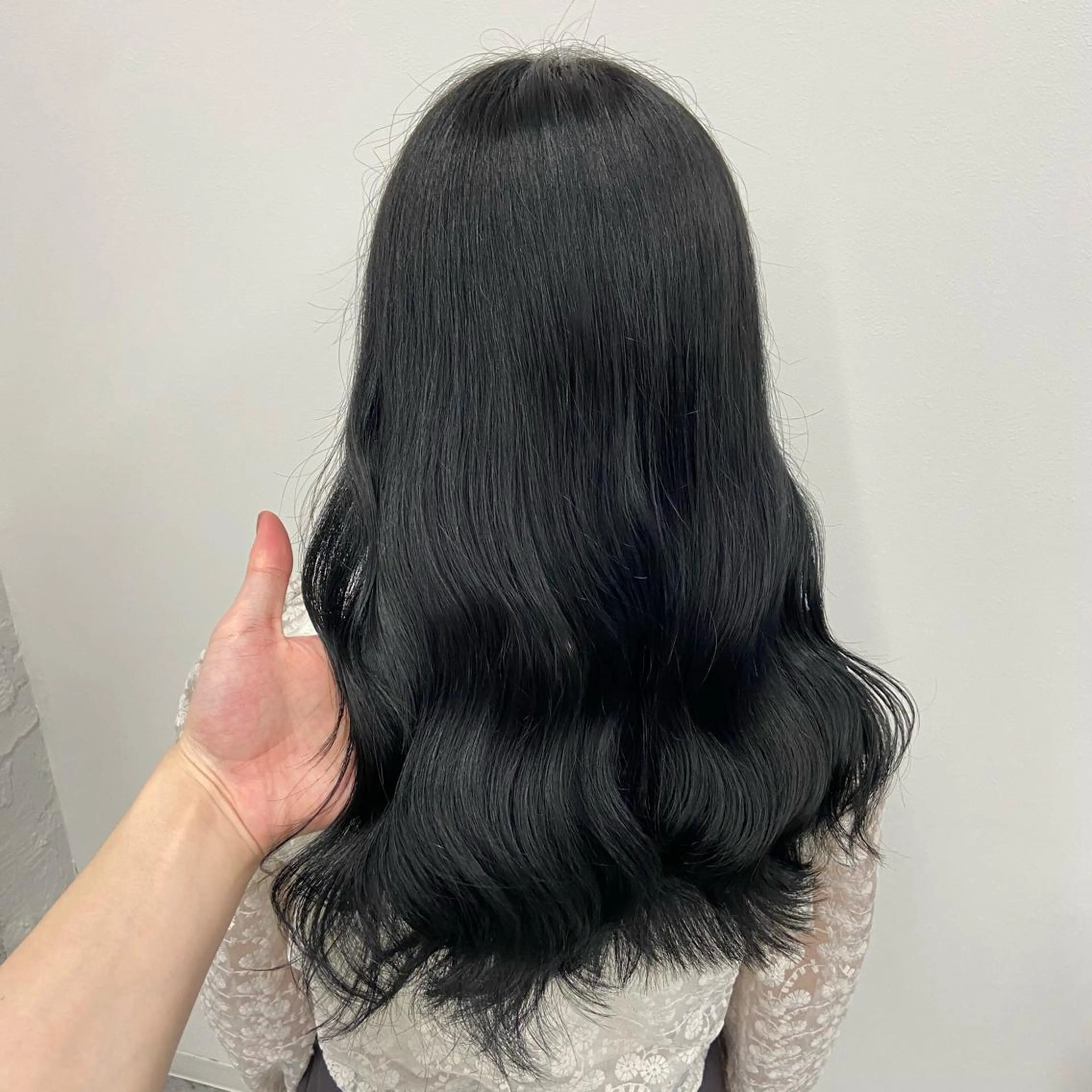 ロング 韓国風ヘア トレンドモテカラー 🩷色落ちまで可愛くのヘアスタイル