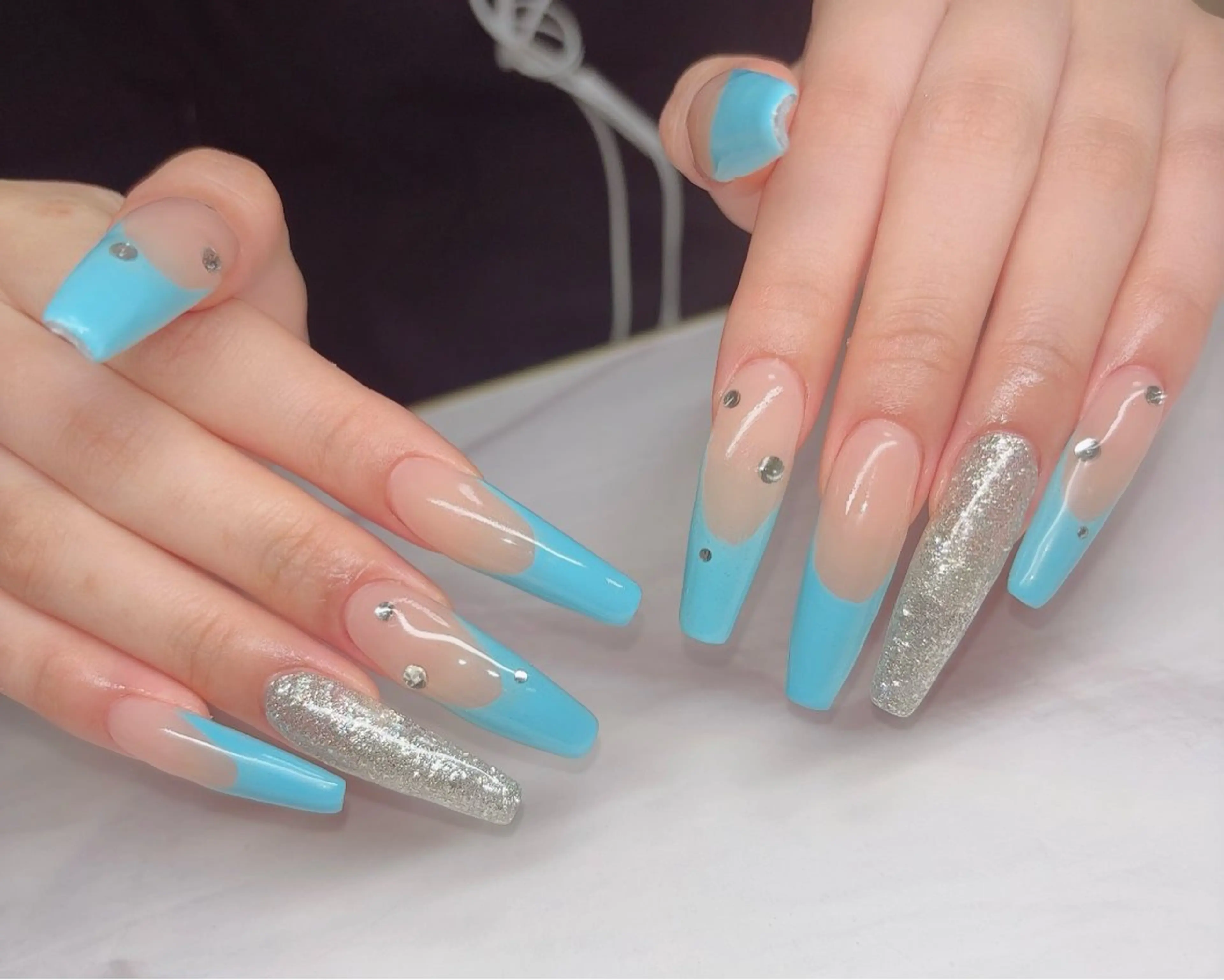 ネイル 長さ出し ハンドネイル NailbyN所属・Nail_by N1のネイルデザイン