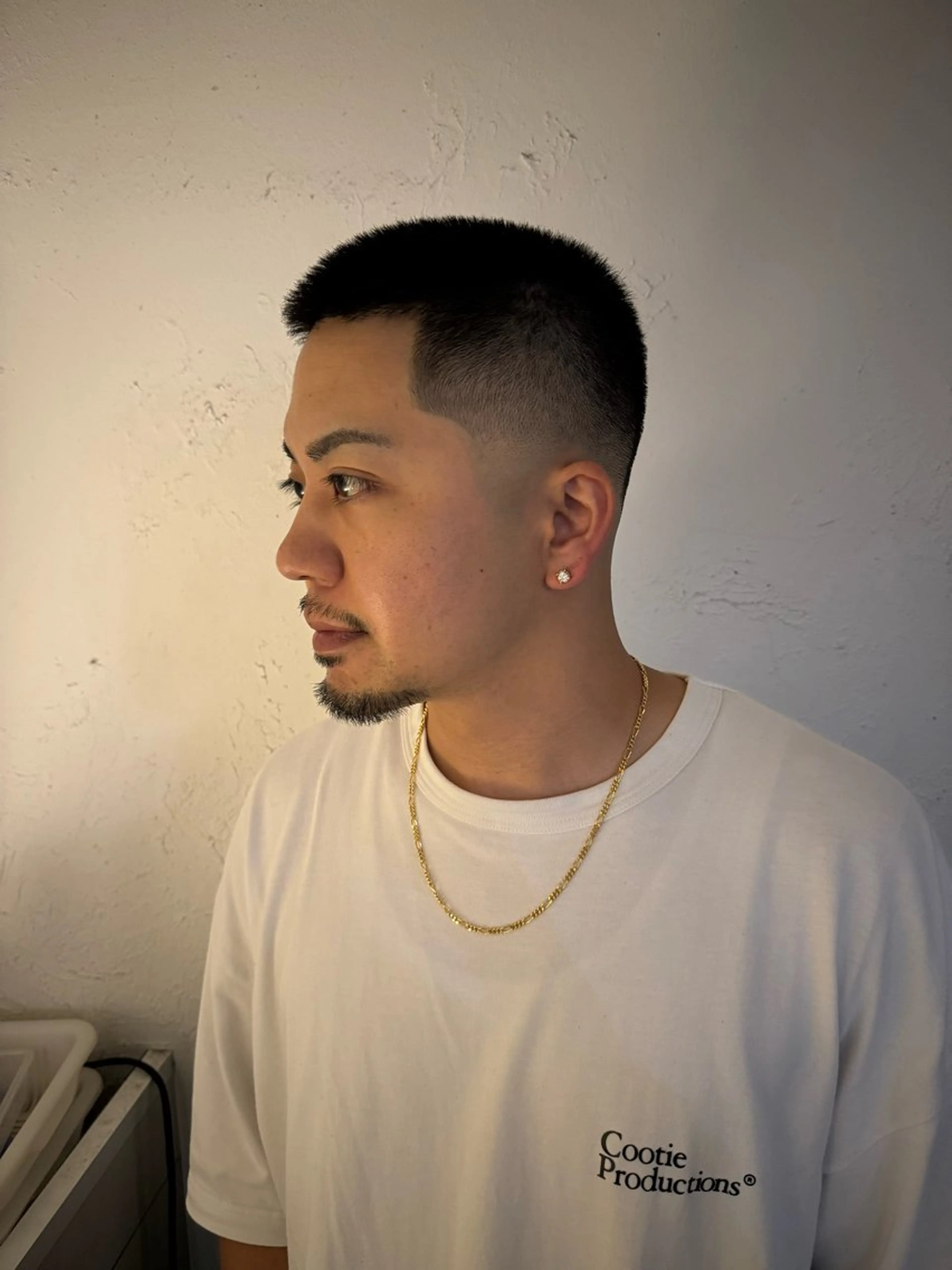 ショート メンズ センターパート ダウンパーマ フェードカット メンズハイライト メンズパーマ カット トリートメント 💈メンズ特化💈 TASUKUのヘアスタイル