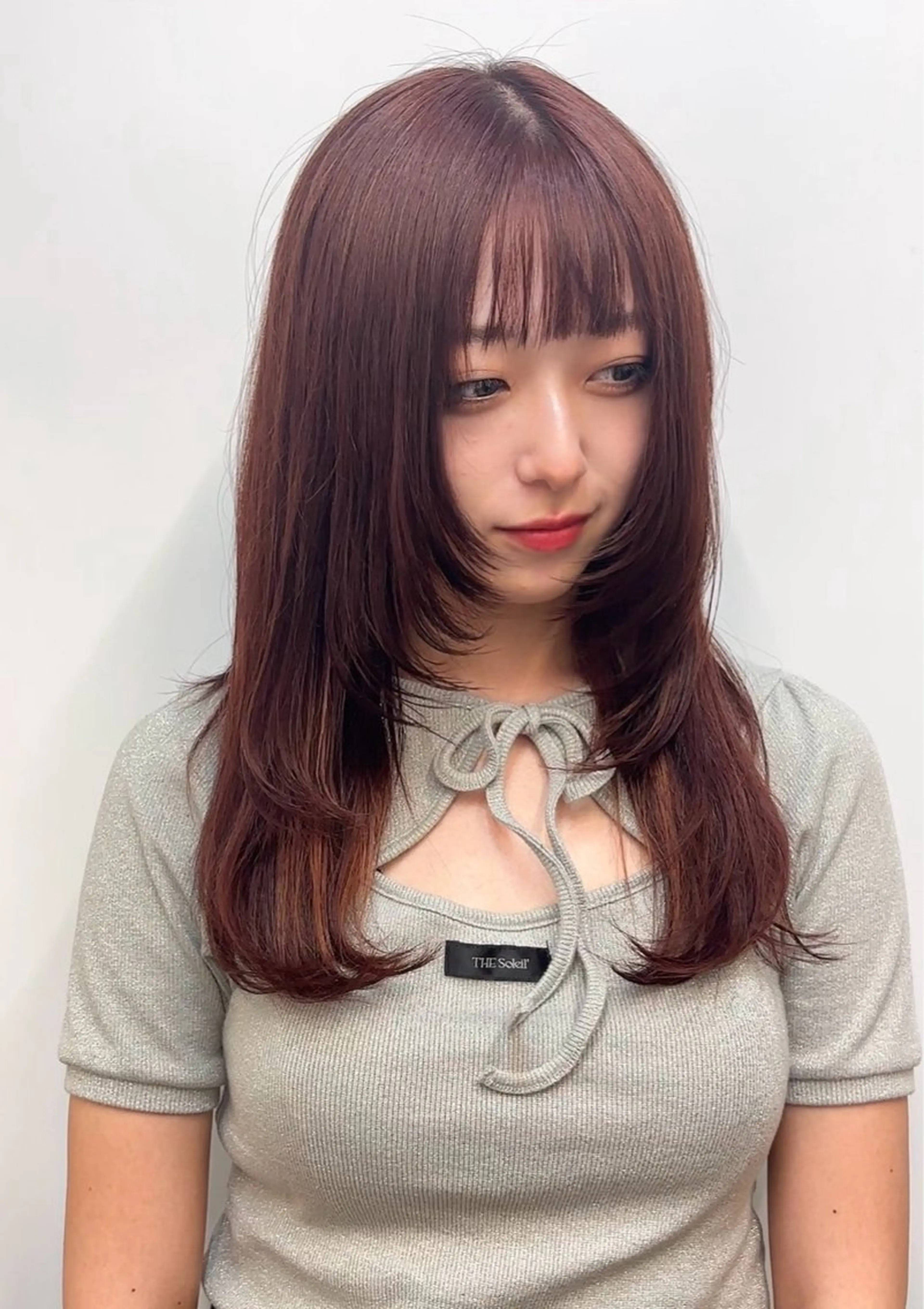 ロング カラー 渡 汐音のヘアスタイル