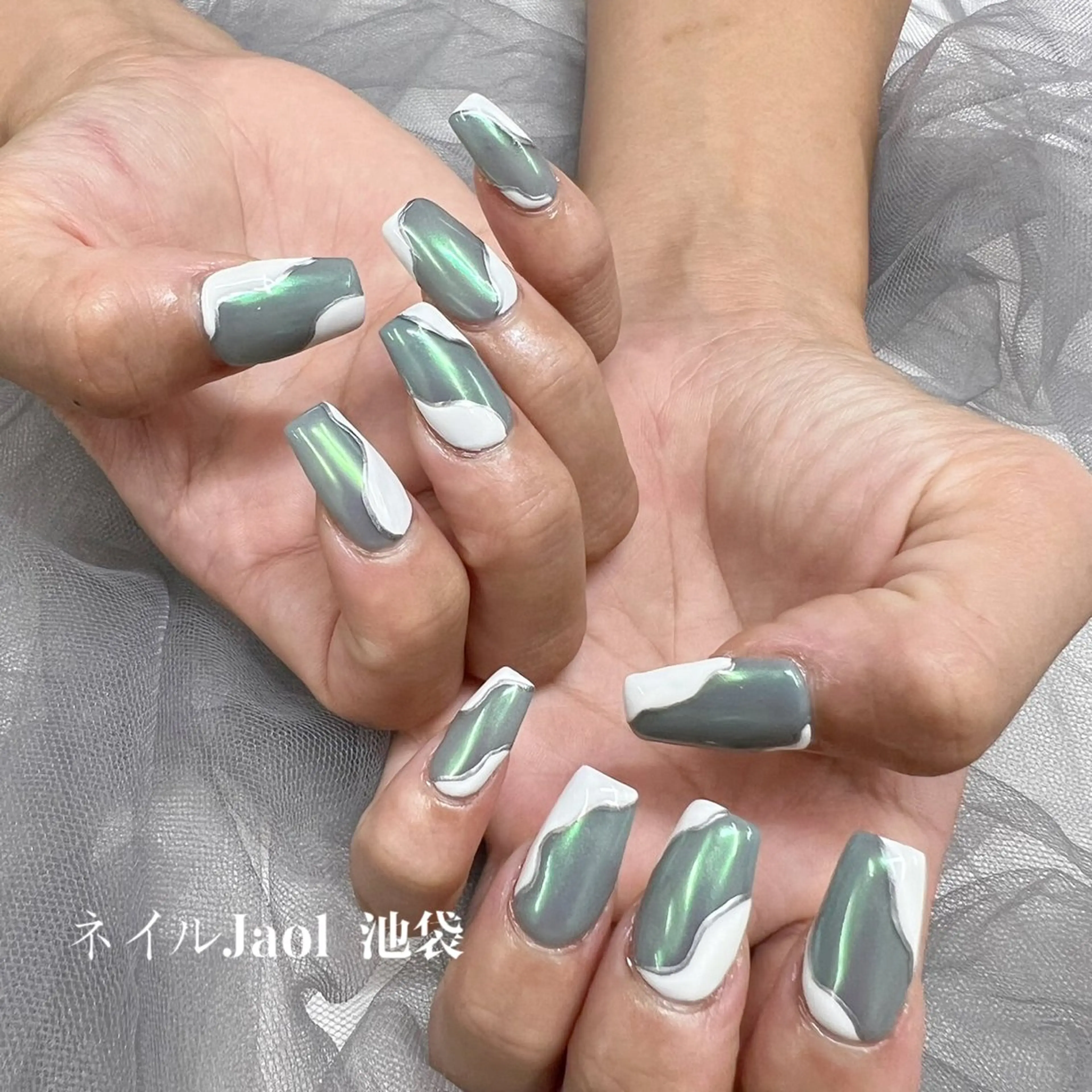 セミロング ハンドネイル nail jaol池袋店所属・ネイルJaol 池袋のネイルデザイン