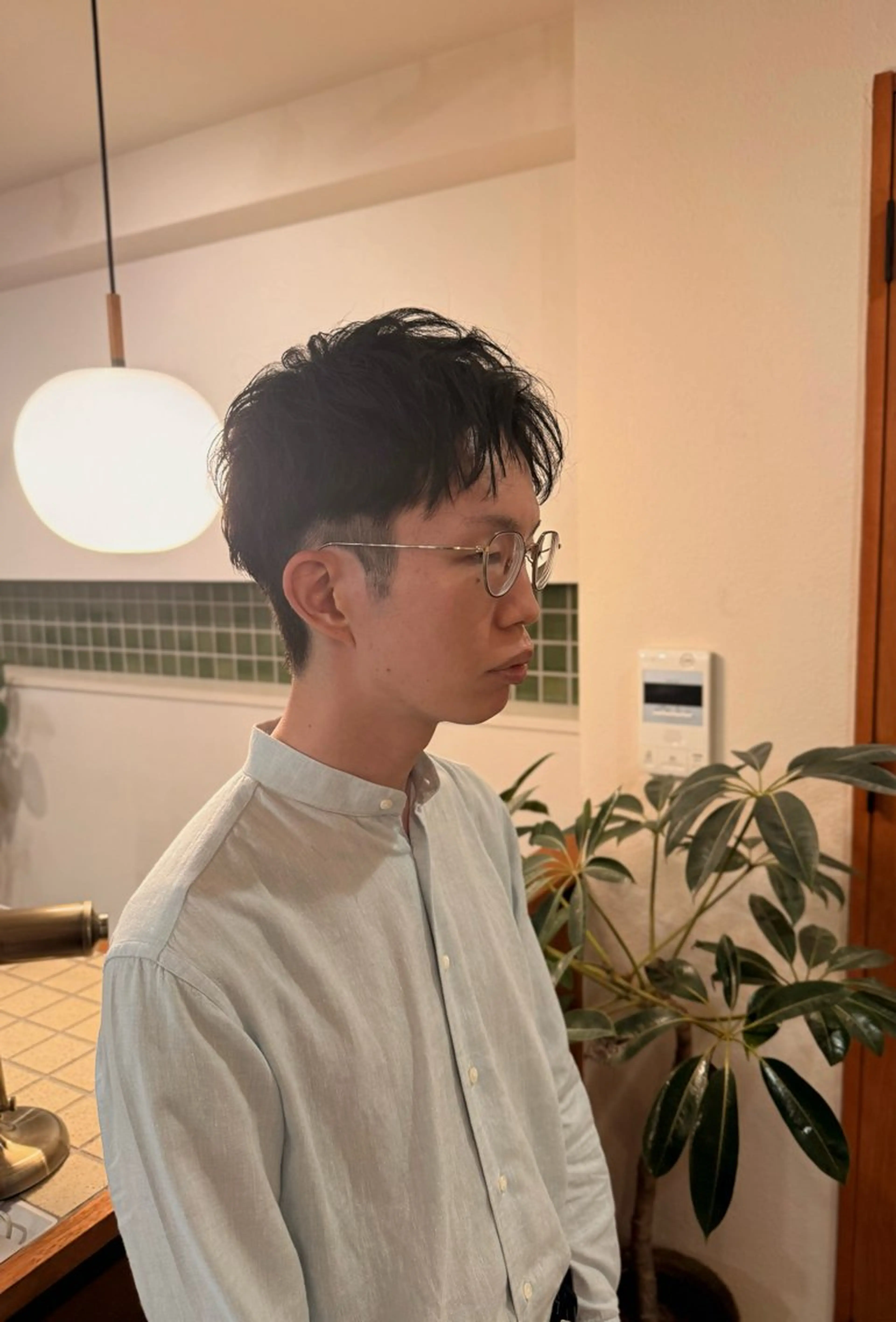 ショート メンズ マッシュ ショートヘア 二村 洸太朗のヘアスタイル