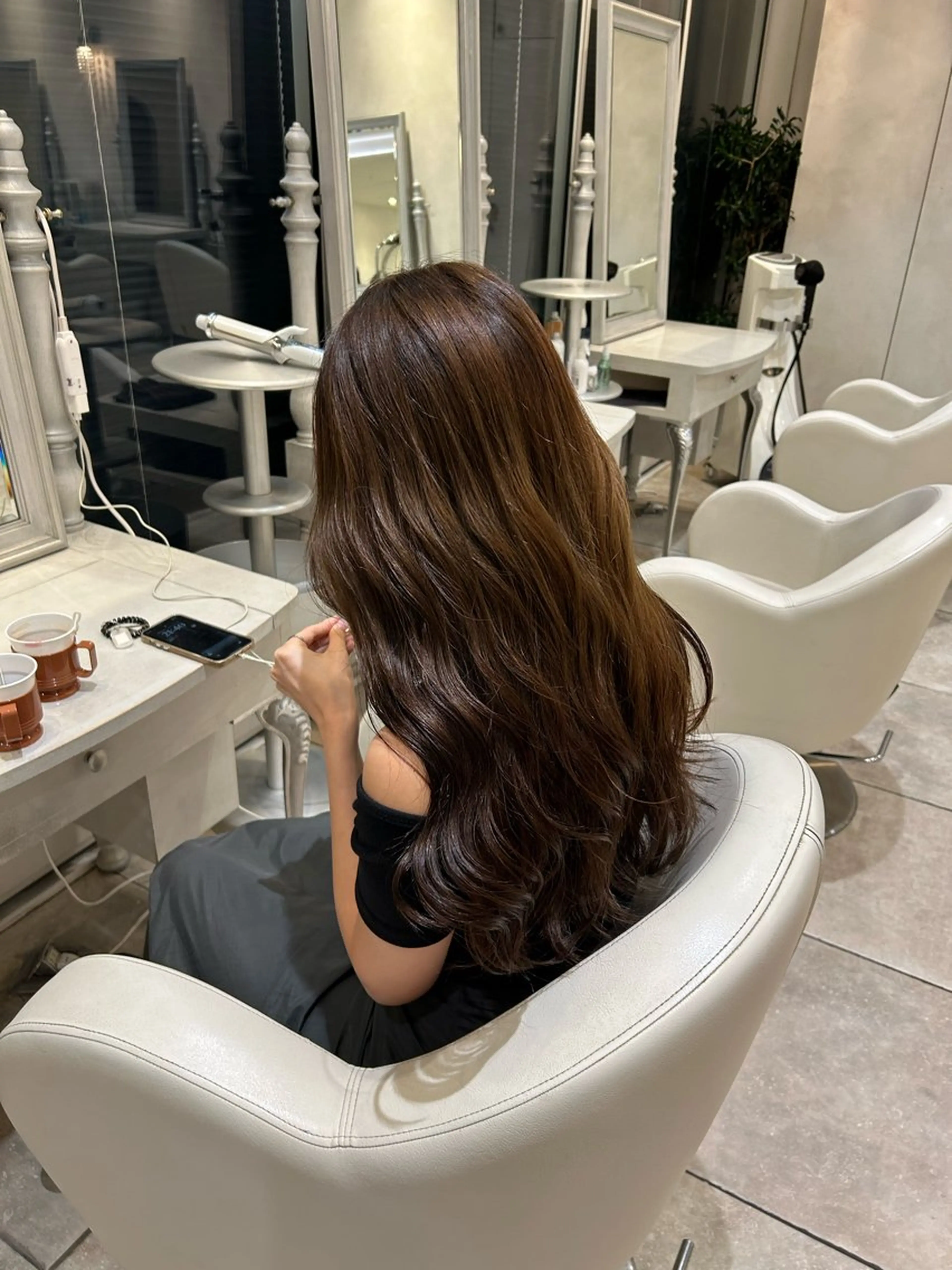 ロング カラー 透明感カラー 🪡ｷﾀﾊﾗ　ｶﾅのヘアスタイル