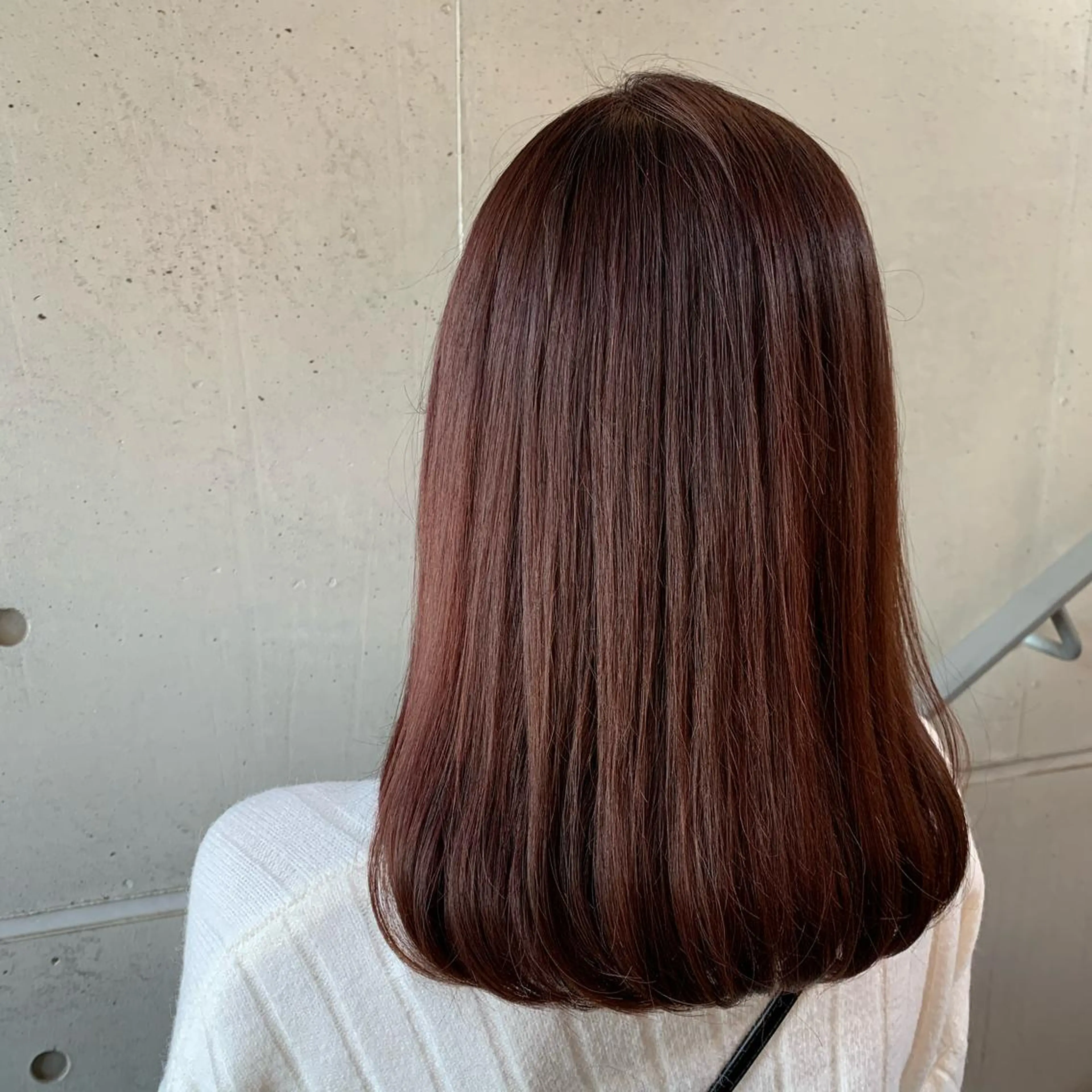 セミロング カット ヘアカラー トリートメント 庄司 美佑樹のヘアスタイル