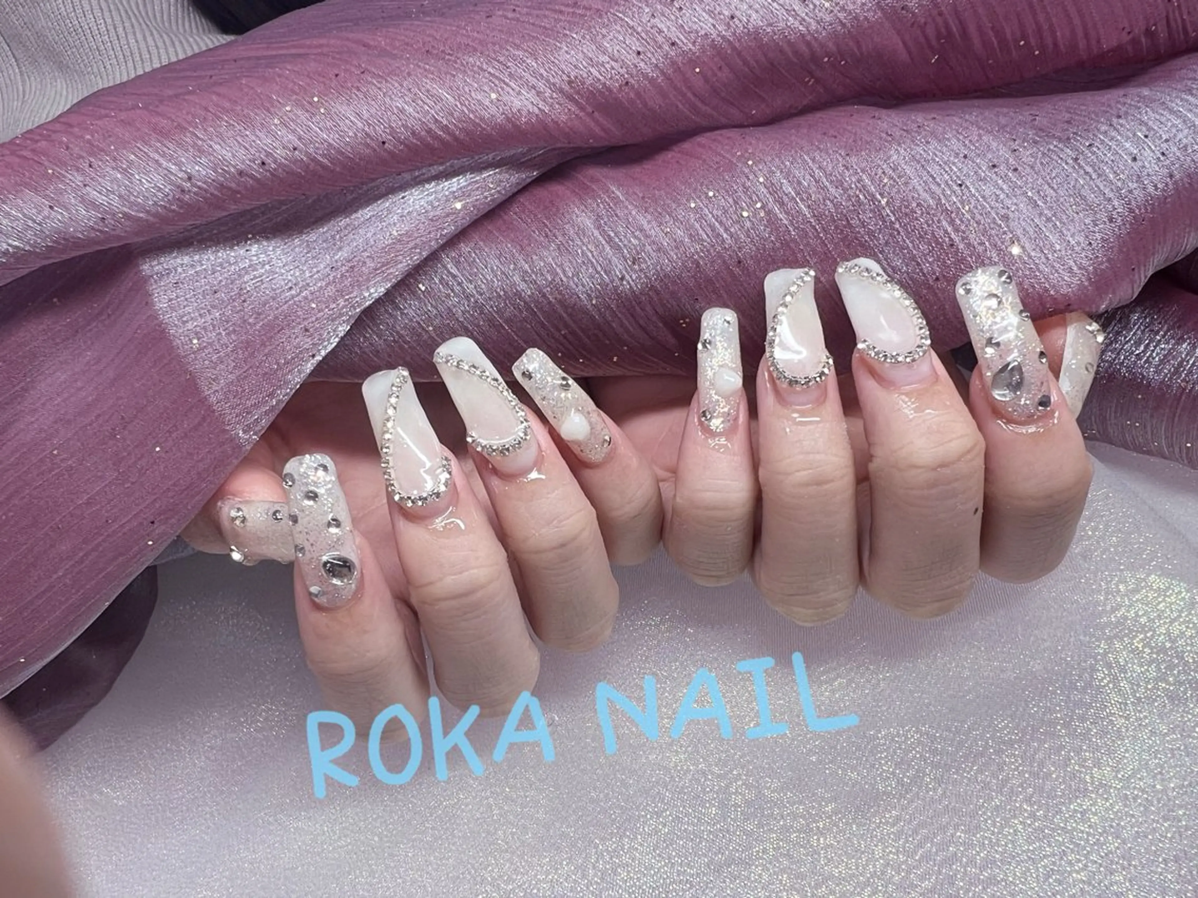 ネイル ハンドネイル 長さだし専門店 ROKANAILのネイルデザイン