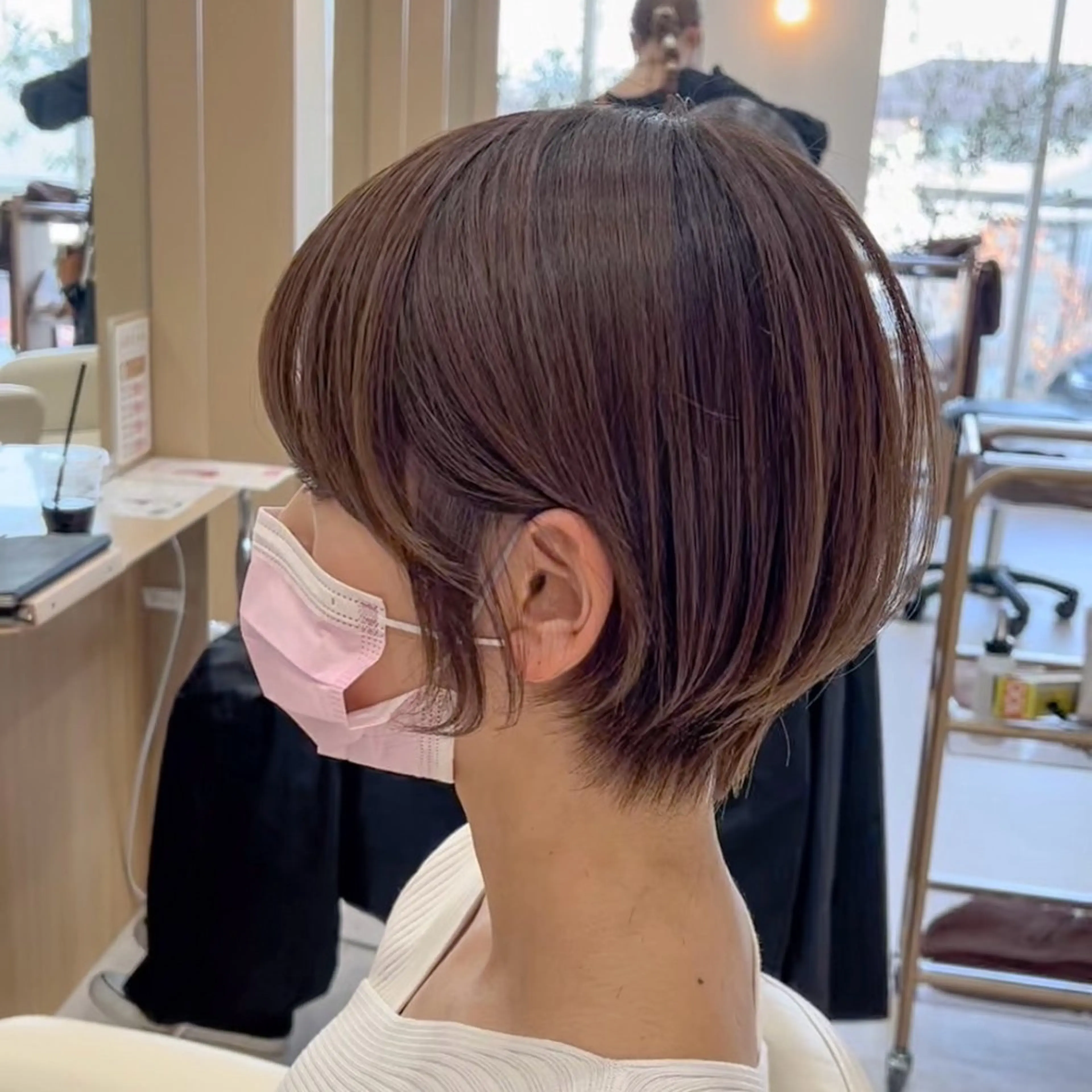 ショート レイヤー/ショート 新潟/阿部萌花🎀のヘアスタイル