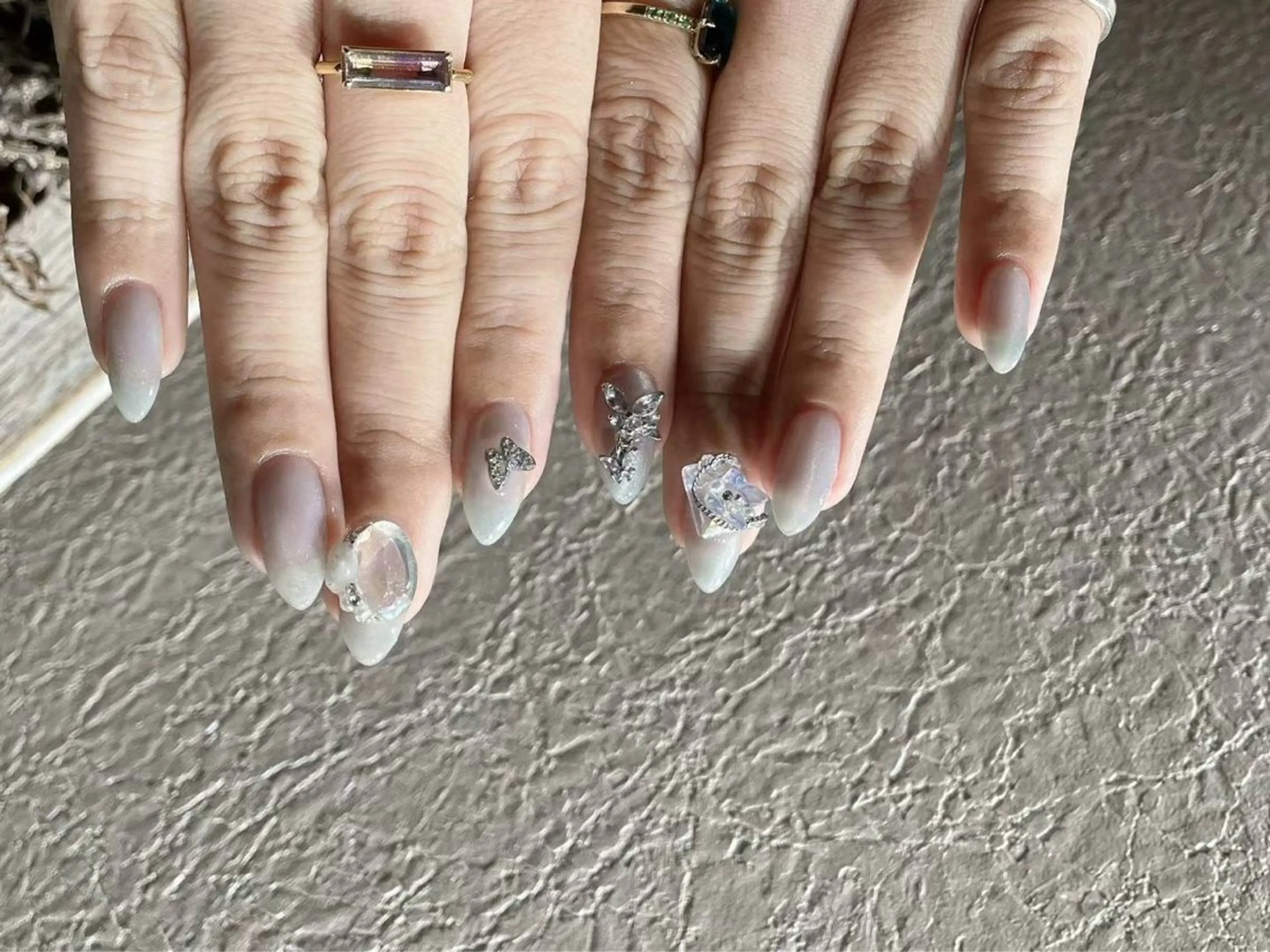 ネイル アートネイル フラワーネイル フットネイル ジェルネイル マグネットネイル Babarla nailのネイルデザイン