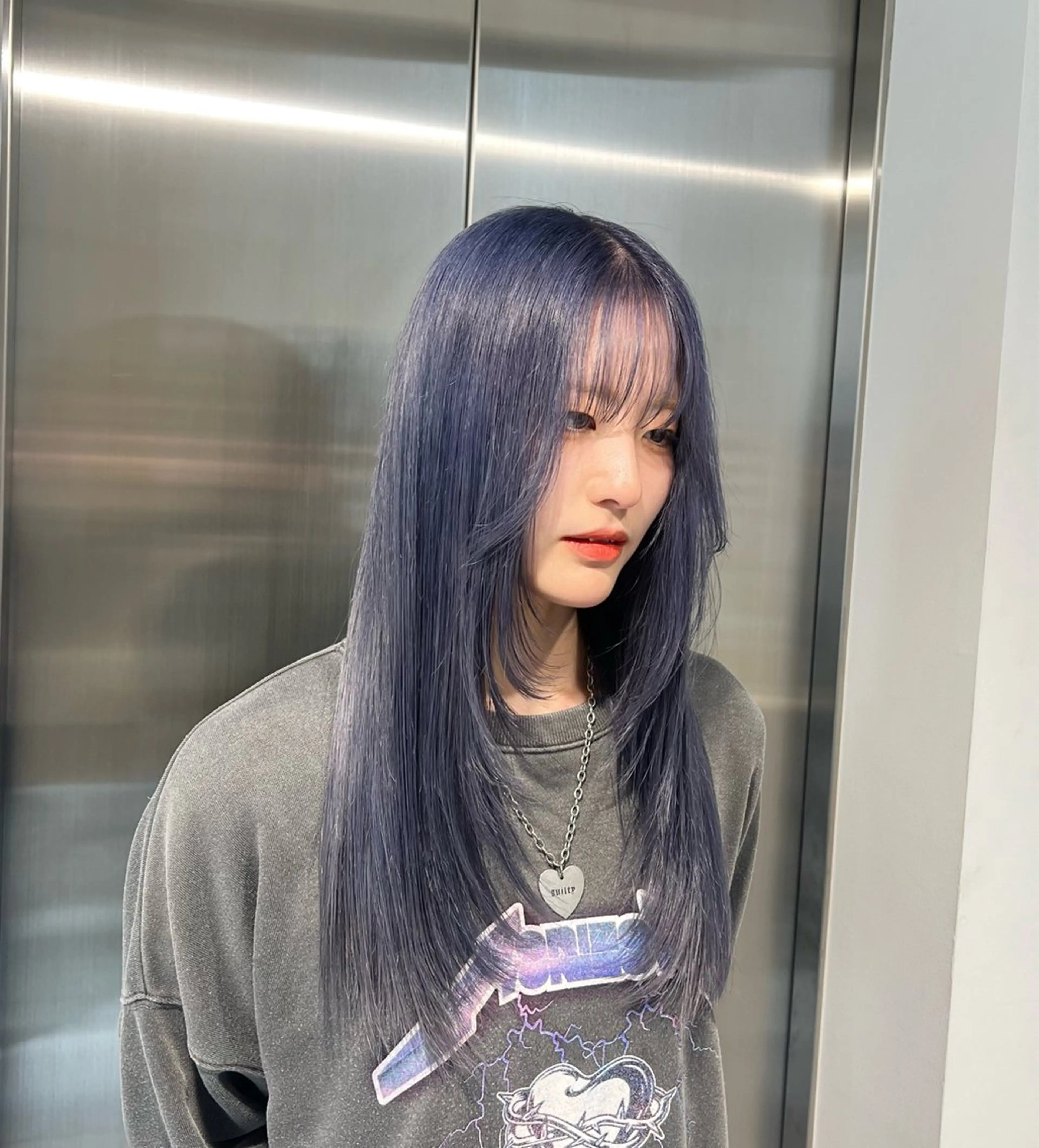 ロング カラー カット ヘアカラー トリートメント 色落ちまで可愛い 透明感🔅KANTAのヘアスタイル