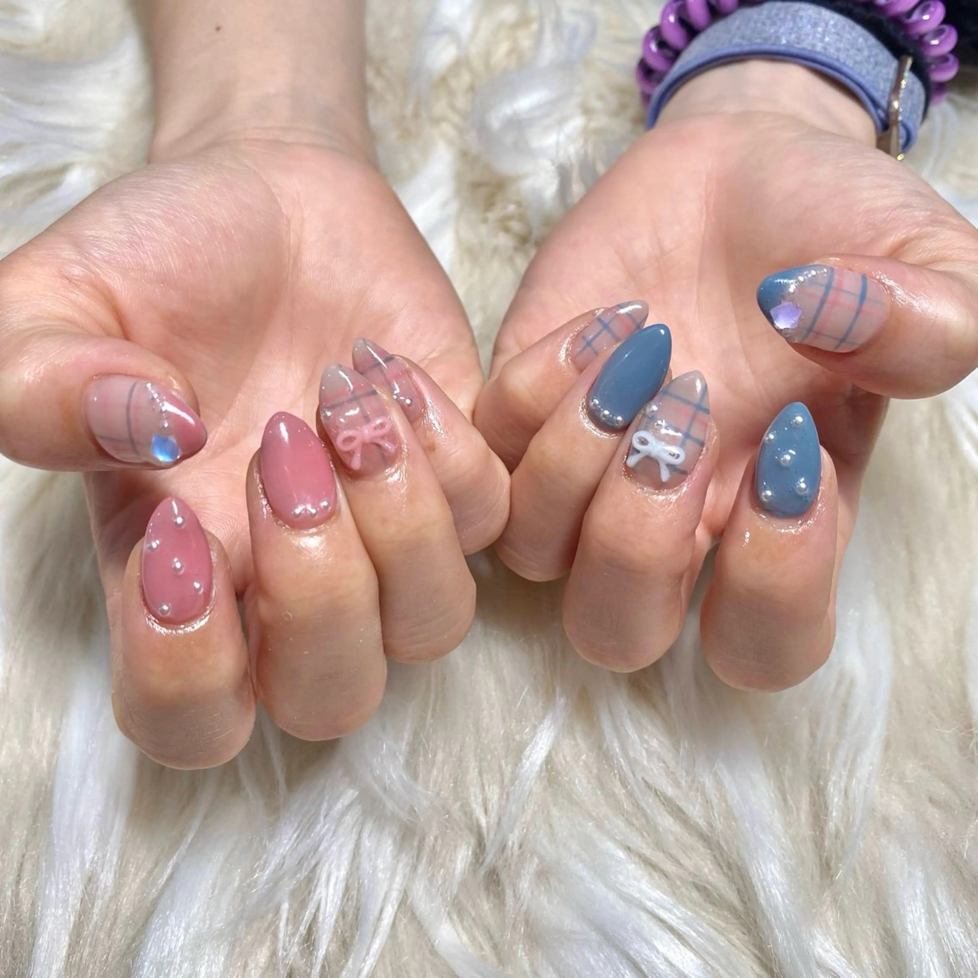 ネイル 長さ出し フットネイル フレンチネイル ジェルネイル グラデーション ハンドネイル Nail&eye Belire 新宿のネイルデザイン