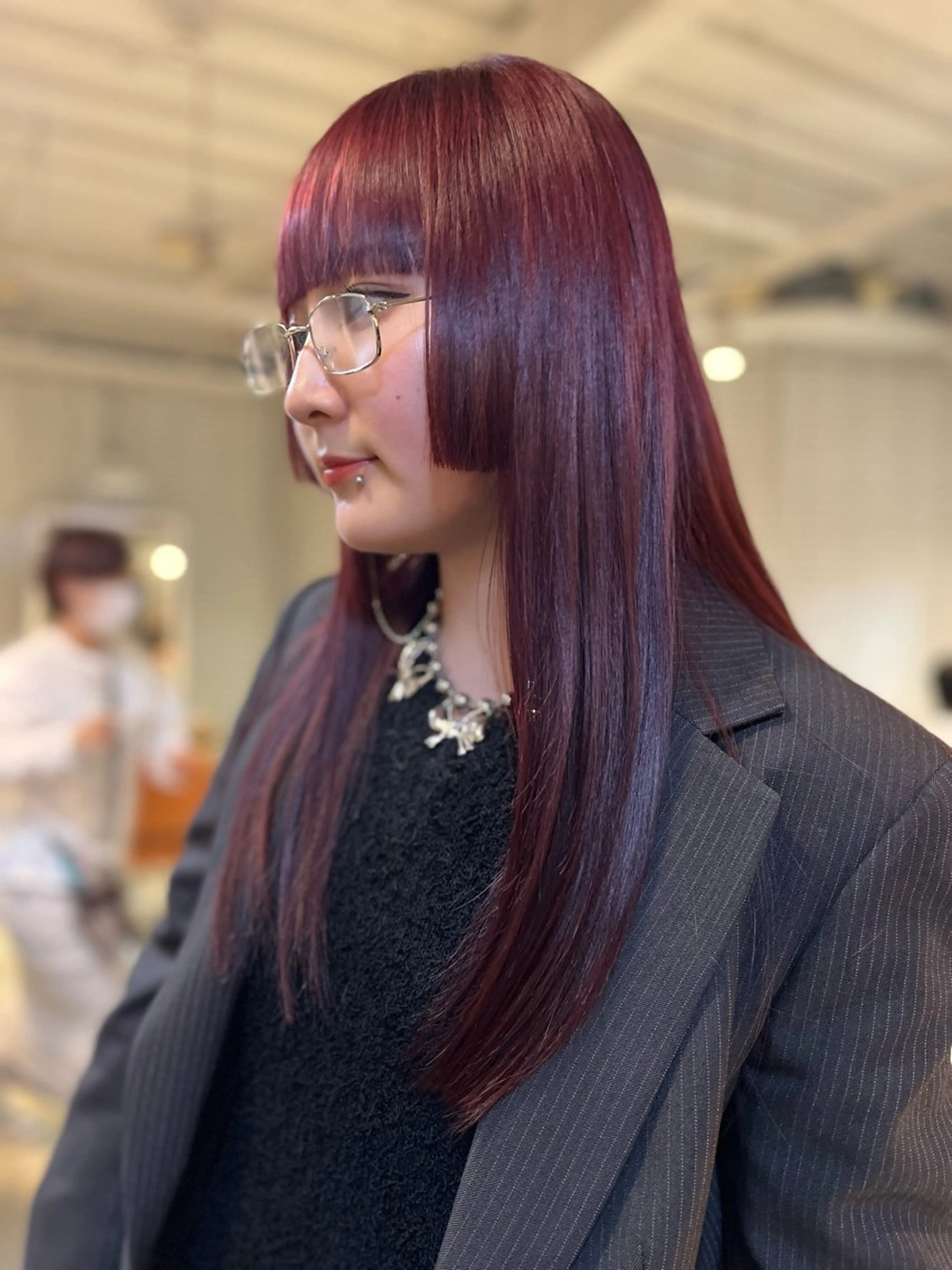 ロング カラー ブリーチ 似合わせカット トリートメント ヘアカラー vicca ekolu所属・🩵ハイトーン/ 海外風/SAKI🩵のヘアスタイル