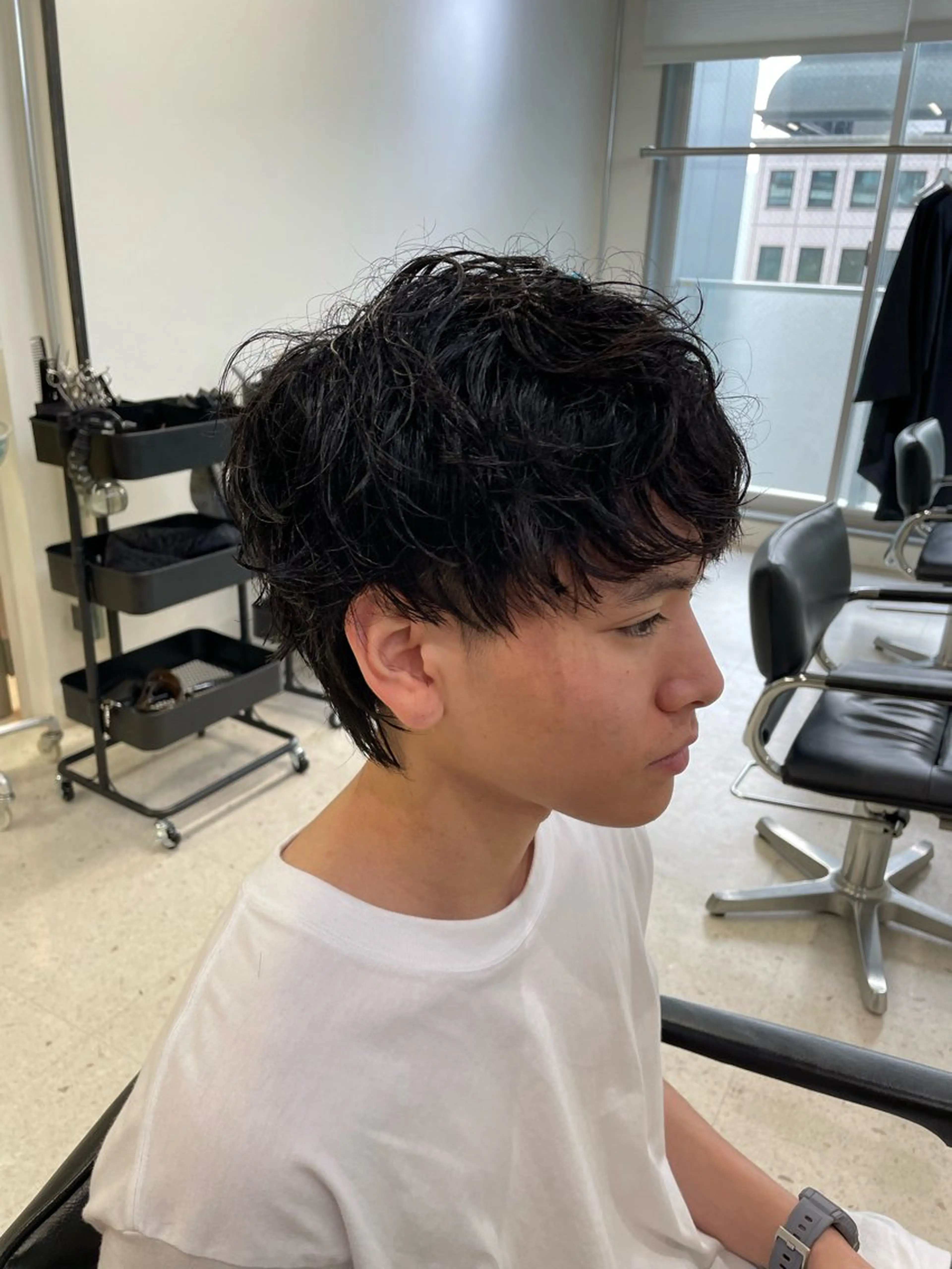 ショート カラー パーマ ヘアアレンジ メンズ キッズ ネイル マツエク・マツパ アイブロウ 成人式 切りっぱなしボブ ショートボブ 子どものヘアアレンジ メンズブリーチ ゆうか/ カットモデル募集のヘアスタイル