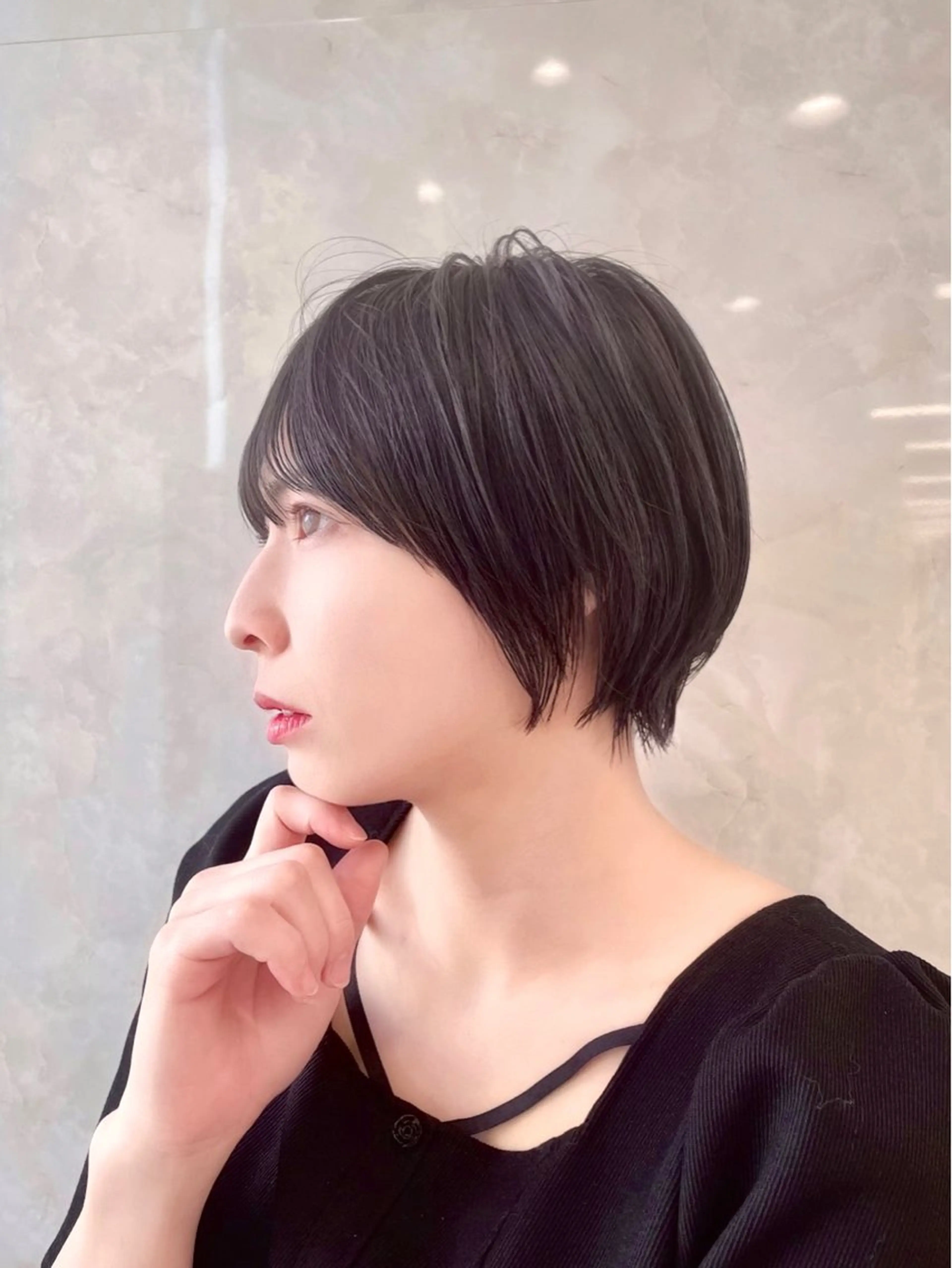 ショート カラー ボブ ショートヘア ショート/似合わせ/ 透明感カラー古市唯人のヘアスタイル