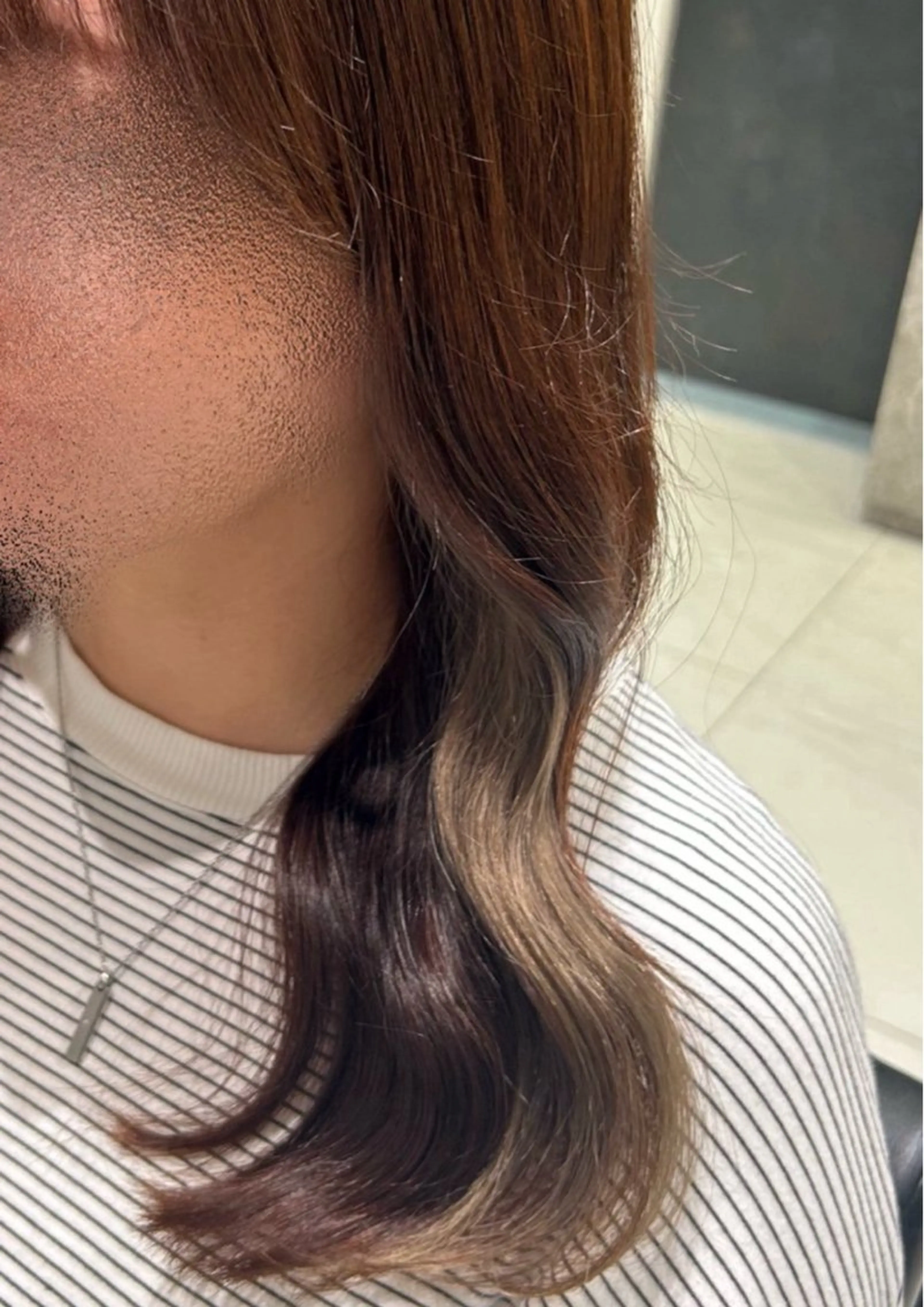 カラー ベージュカラー ヘアカラー トリートメント 透明感カラー🩵 束感まつげ🪼海月のマツエク・マツパデザイン
