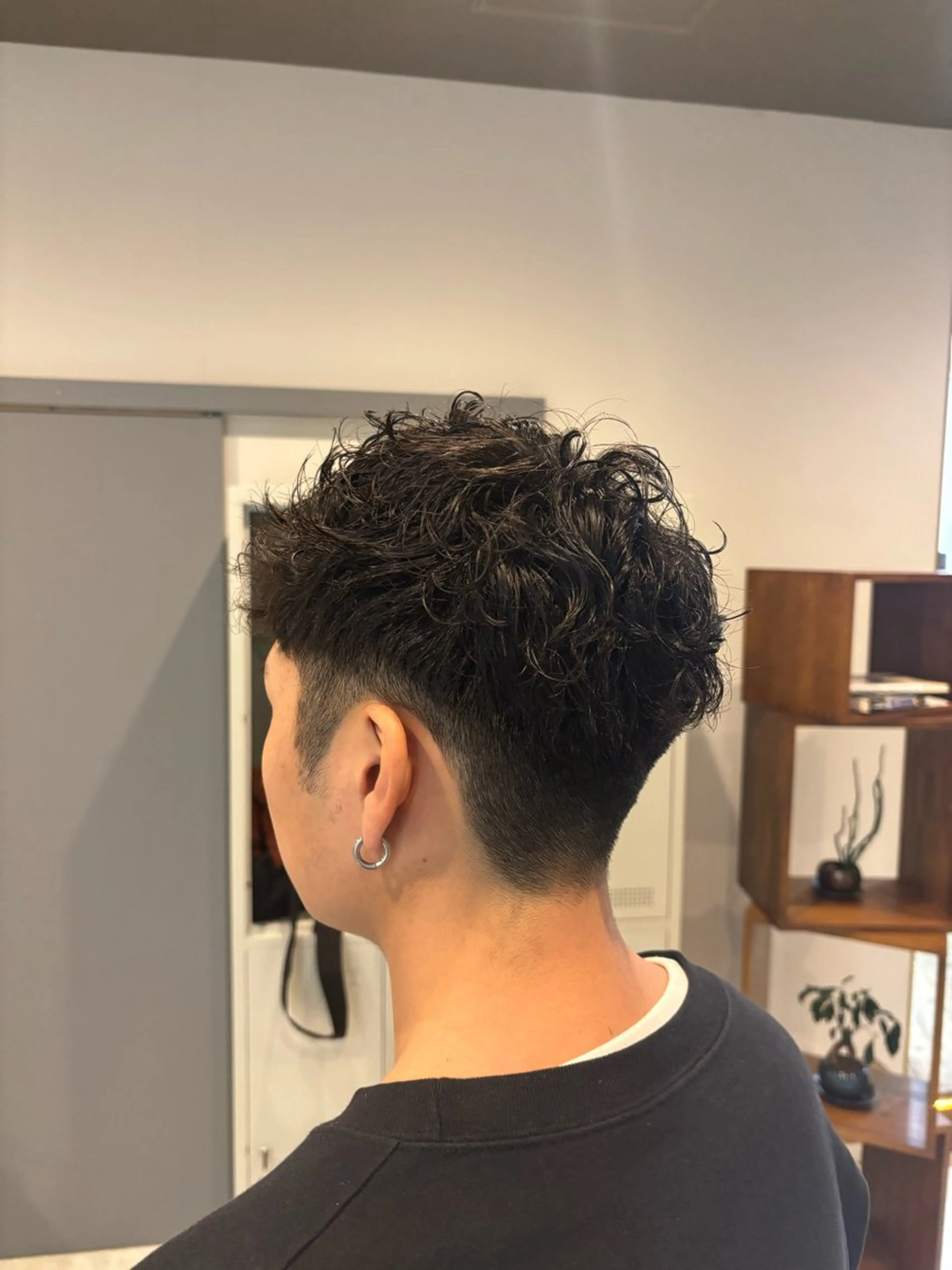パーマ メンズ メンズパーマ 田中 藍人のヘアスタイル