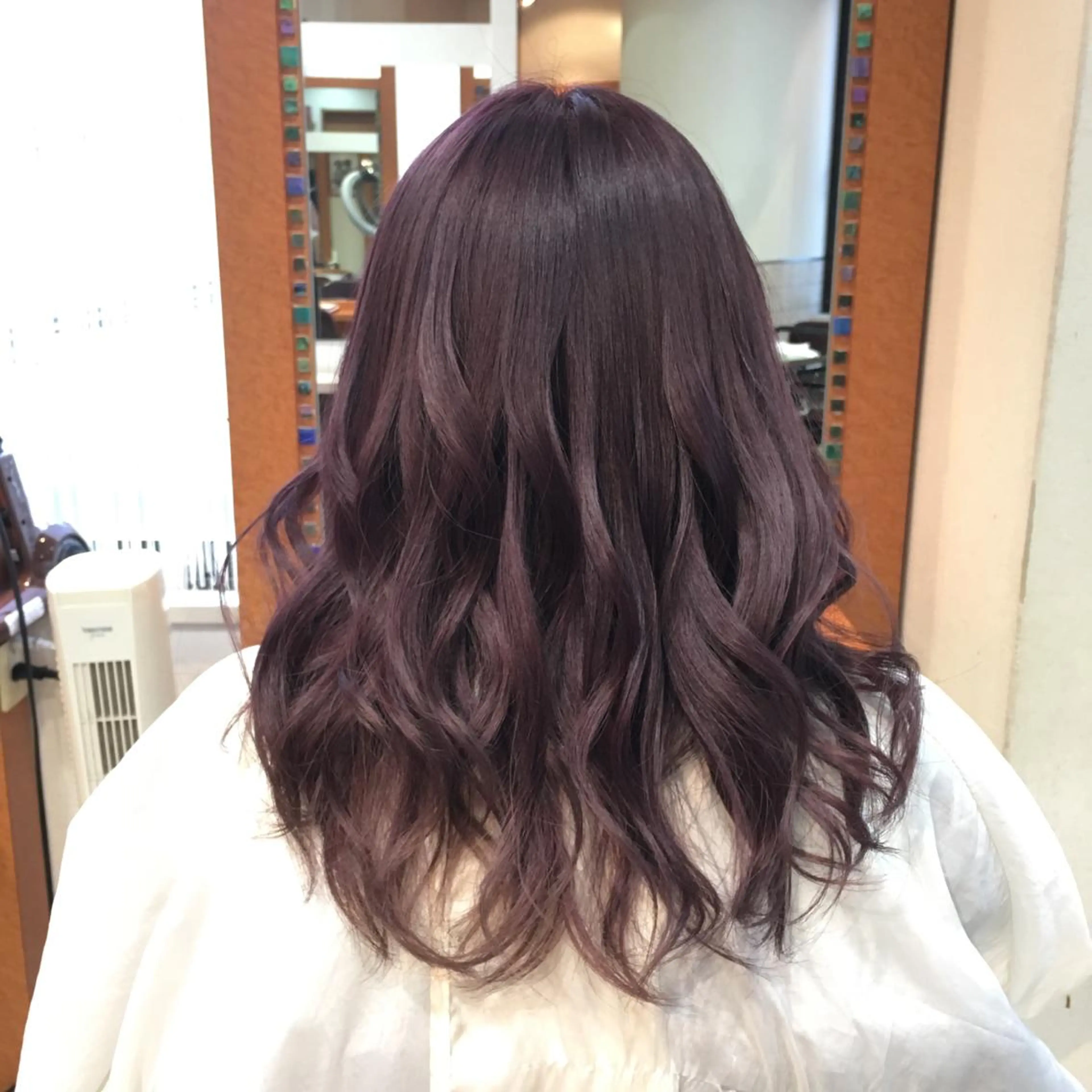 セミロング カラー ダブルカラー ピンクカラー バイオレットカラー リピート指名no.1 /ruiのヘアスタイル