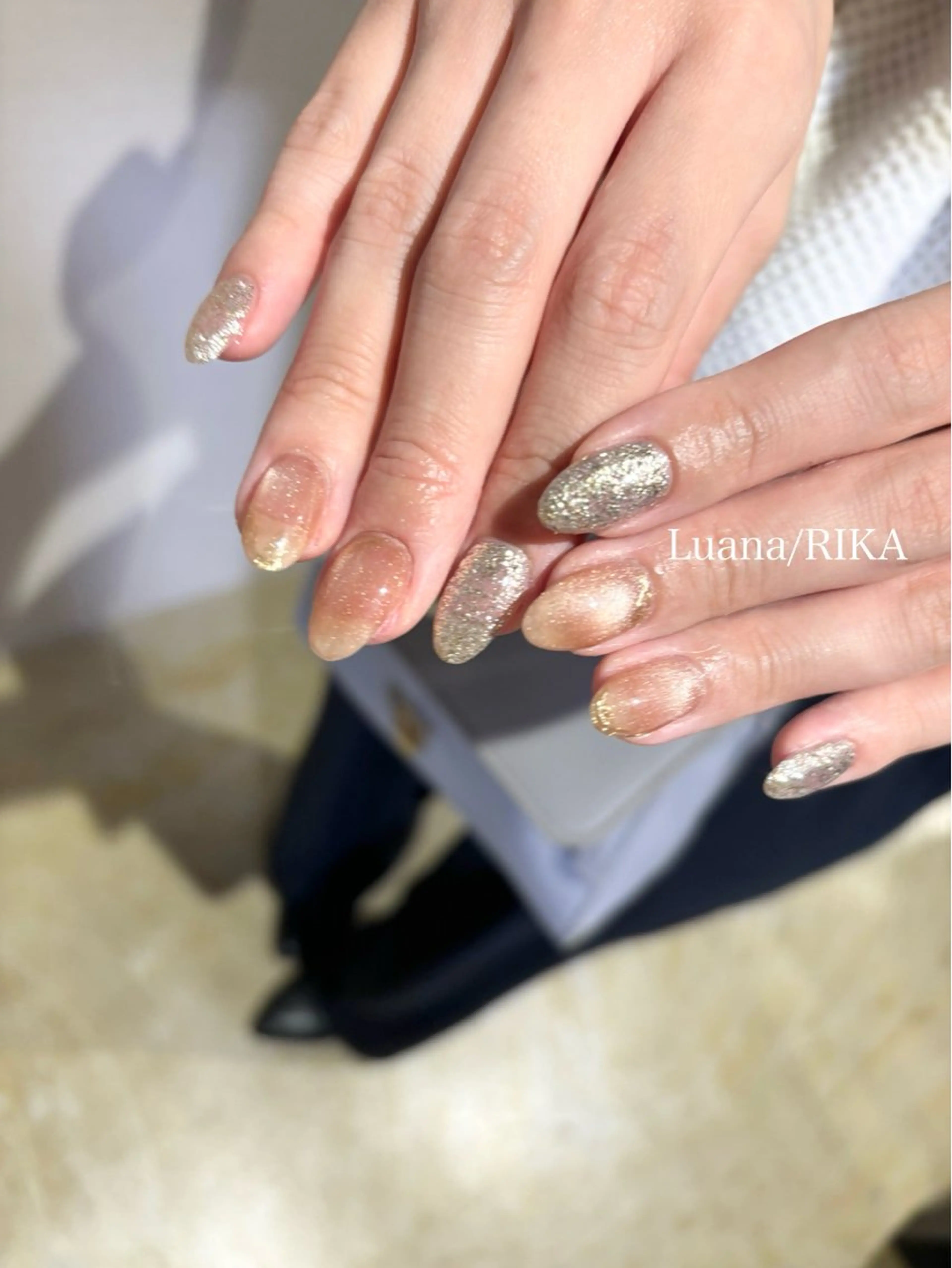 ネイル シンプルネイル ハンドネイル Nail Salon Luana Rikaのネイルデザイン