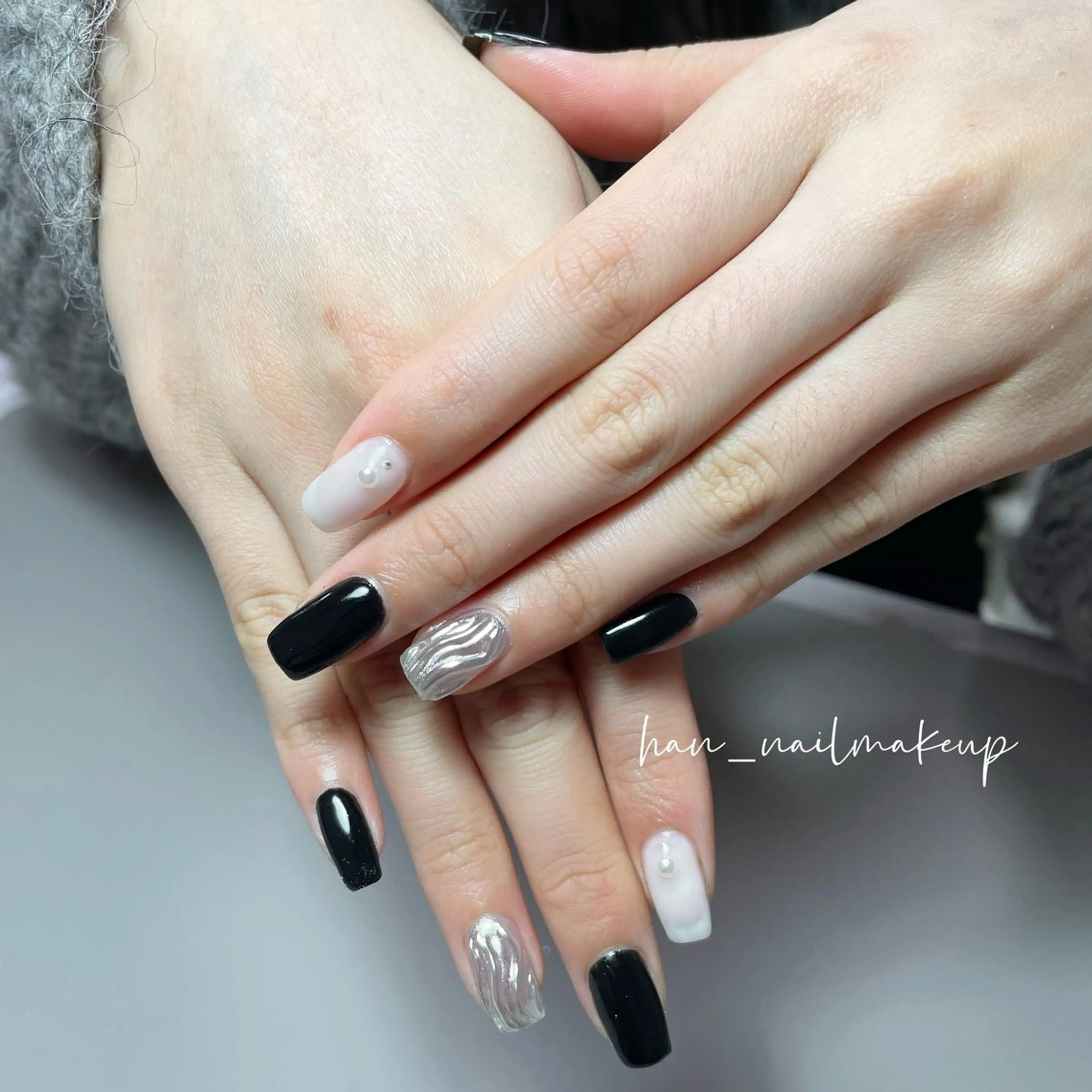 ネイル ハンドネイル Han Nail 【y&m】のネイルデザイン