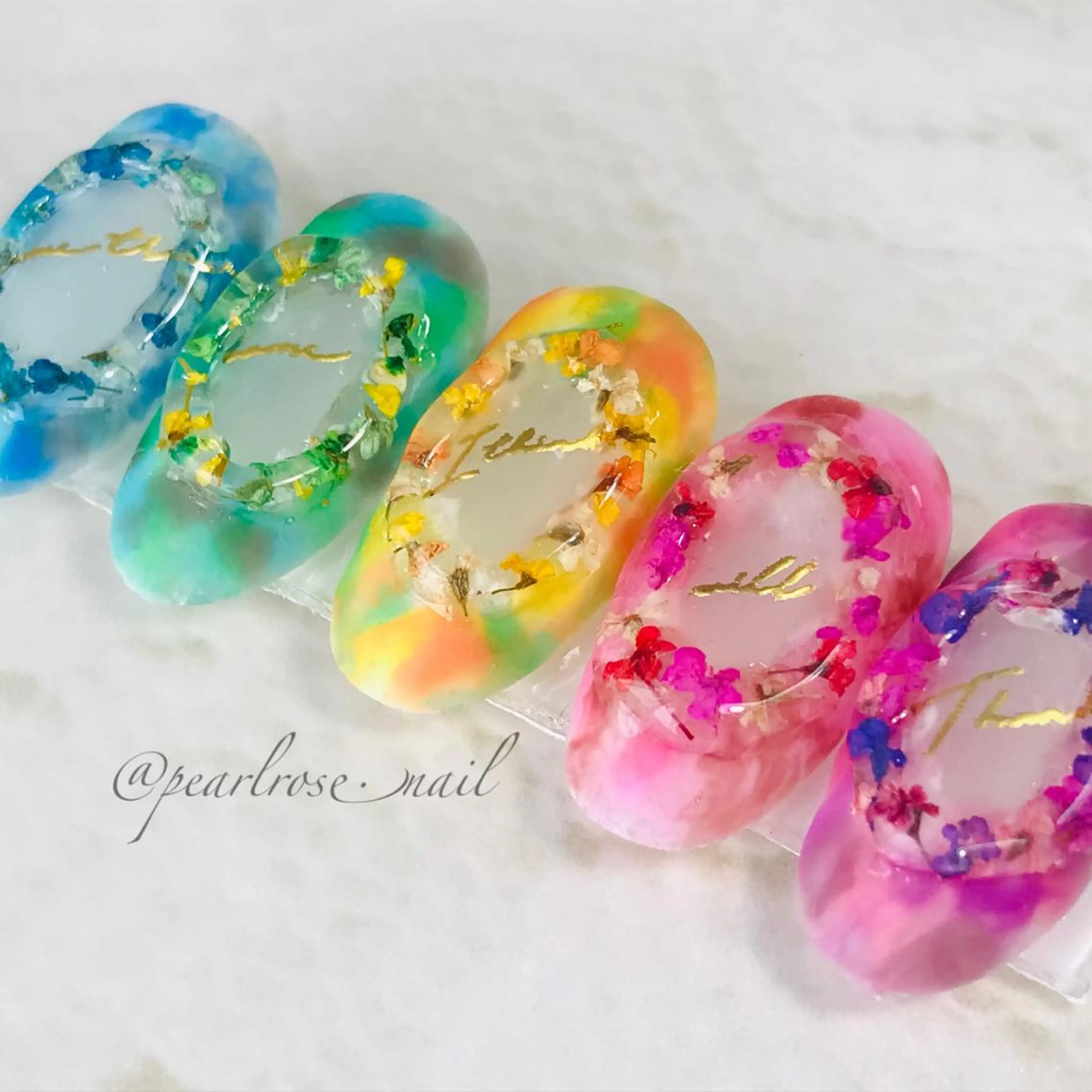 ネイル 春ネイル ハンドネイル Beauty salon Ryu・ange所属・RyuAnge リュアンジュのその他イメージ