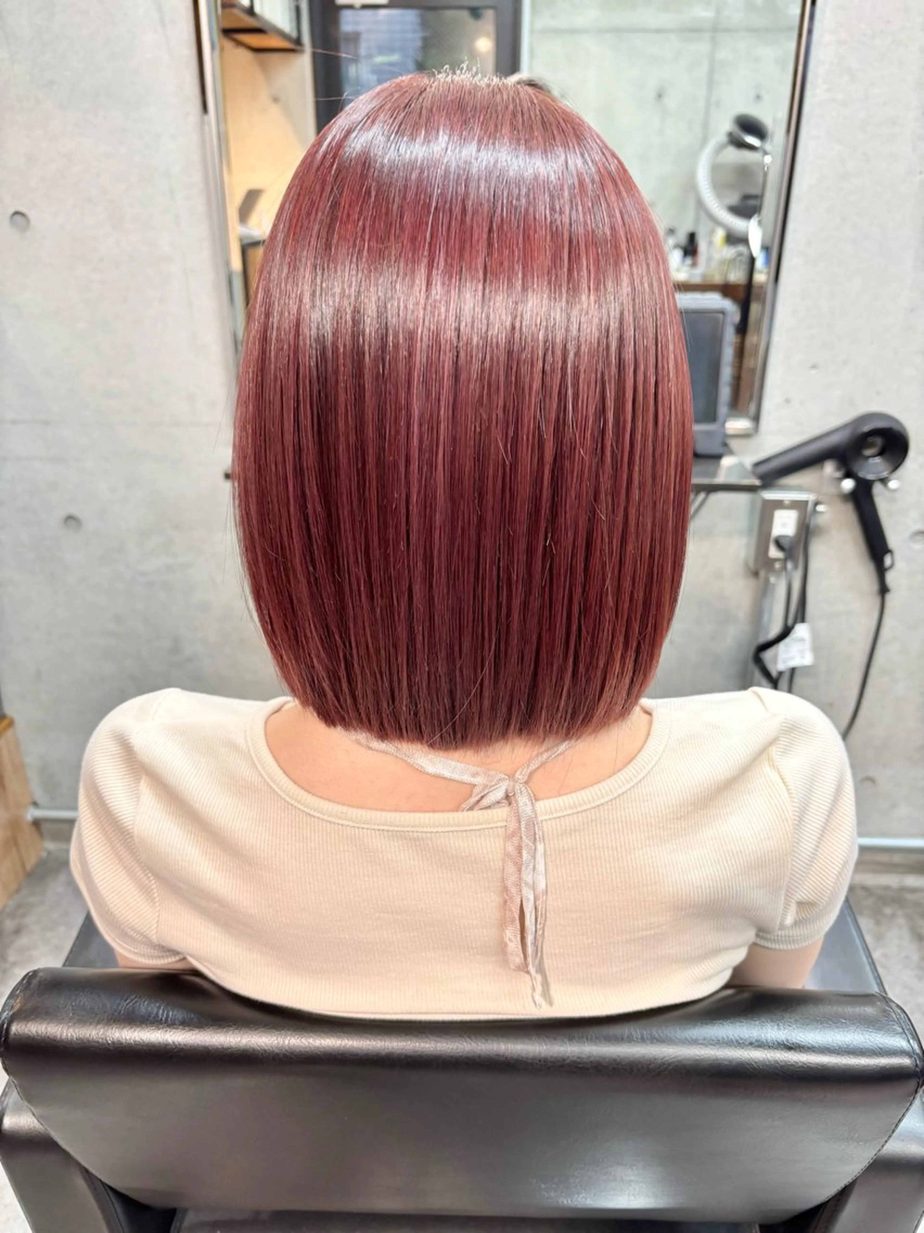 ショート カラー パーマ カット ヘアカラー 縮毛矯正 トリートメント ショートボブ髪質改善 縮毛矯正上手い山道潤のヘアスタイル