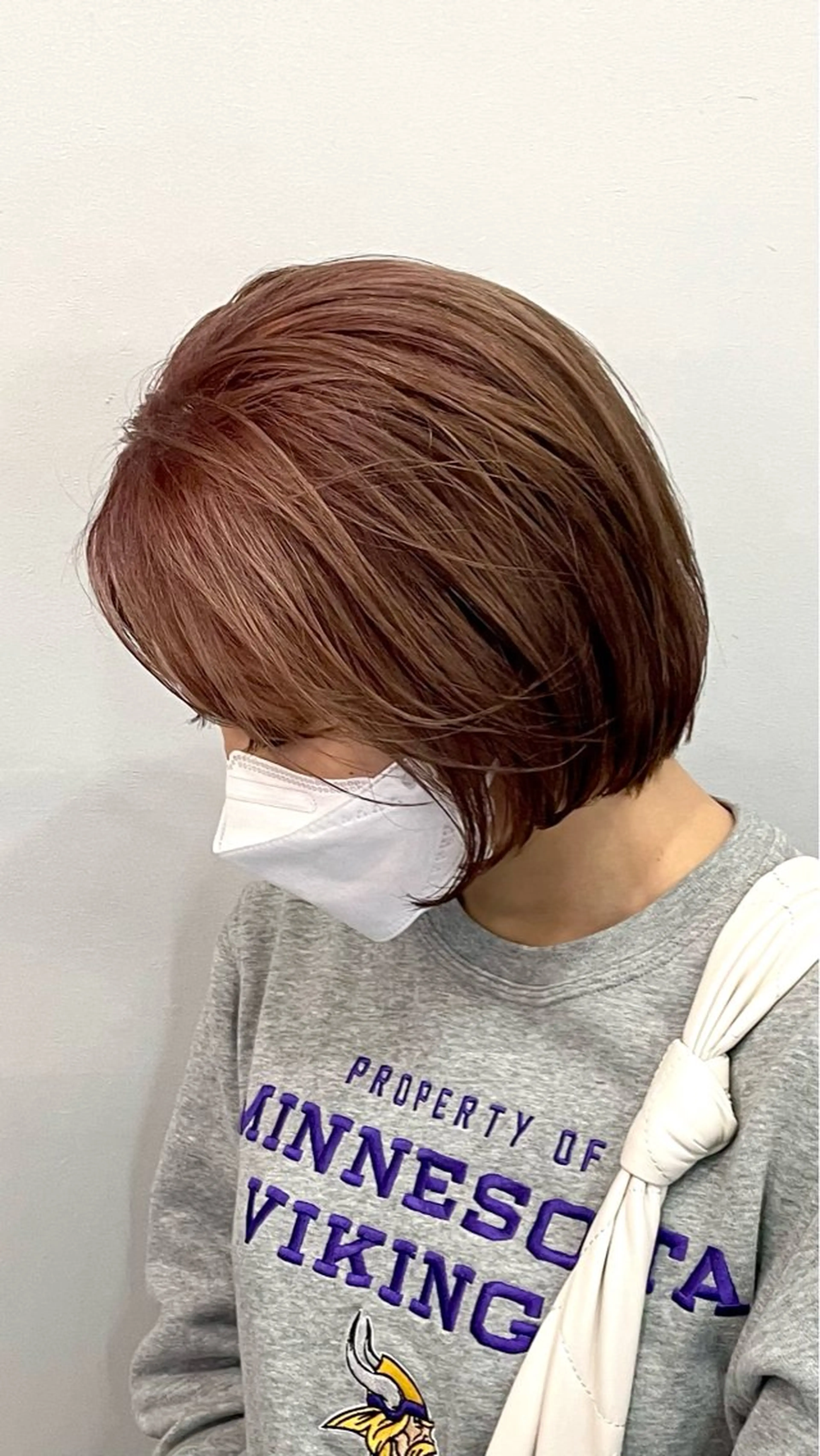 ショート カラー ヘアアレンジ 切りっぱなしボブ ボブ ショートヘア 💐大人可愛く Kroda💐のヘアスタイル